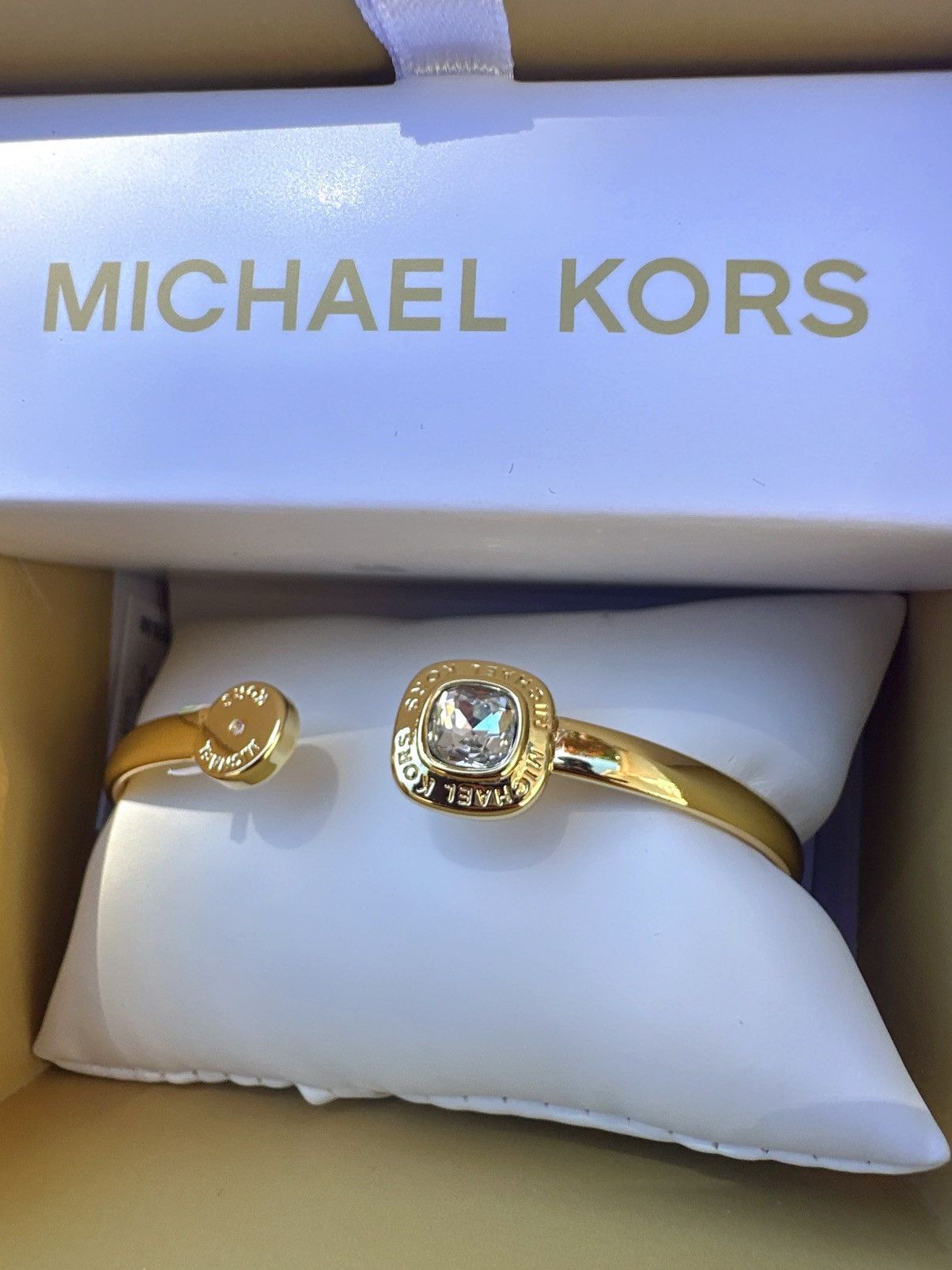Michael Kors Michael Kors Brass adjustable bracelet bangle MKJX8154710 Size ONE SIZE - 1 Thumbnail