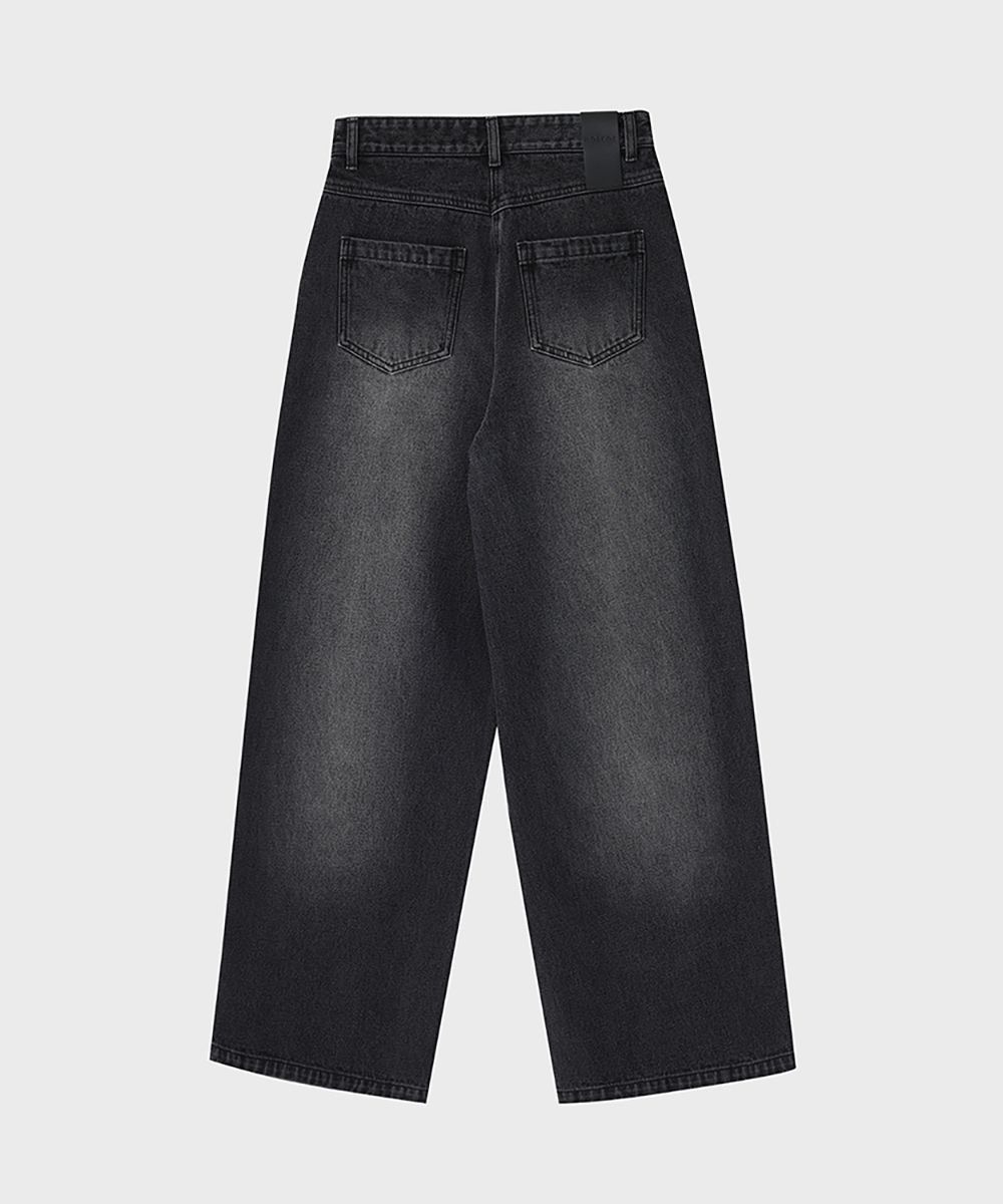 Other Noire Black Cat Wide Denim Size US 34 / EU 50 - 4 Thumbnail