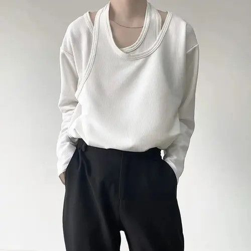 Japanese Brand Korean fashion style long sleeve halter T-shirt Size US M / EU 48-50 / 2 - 8 Thumbnail
