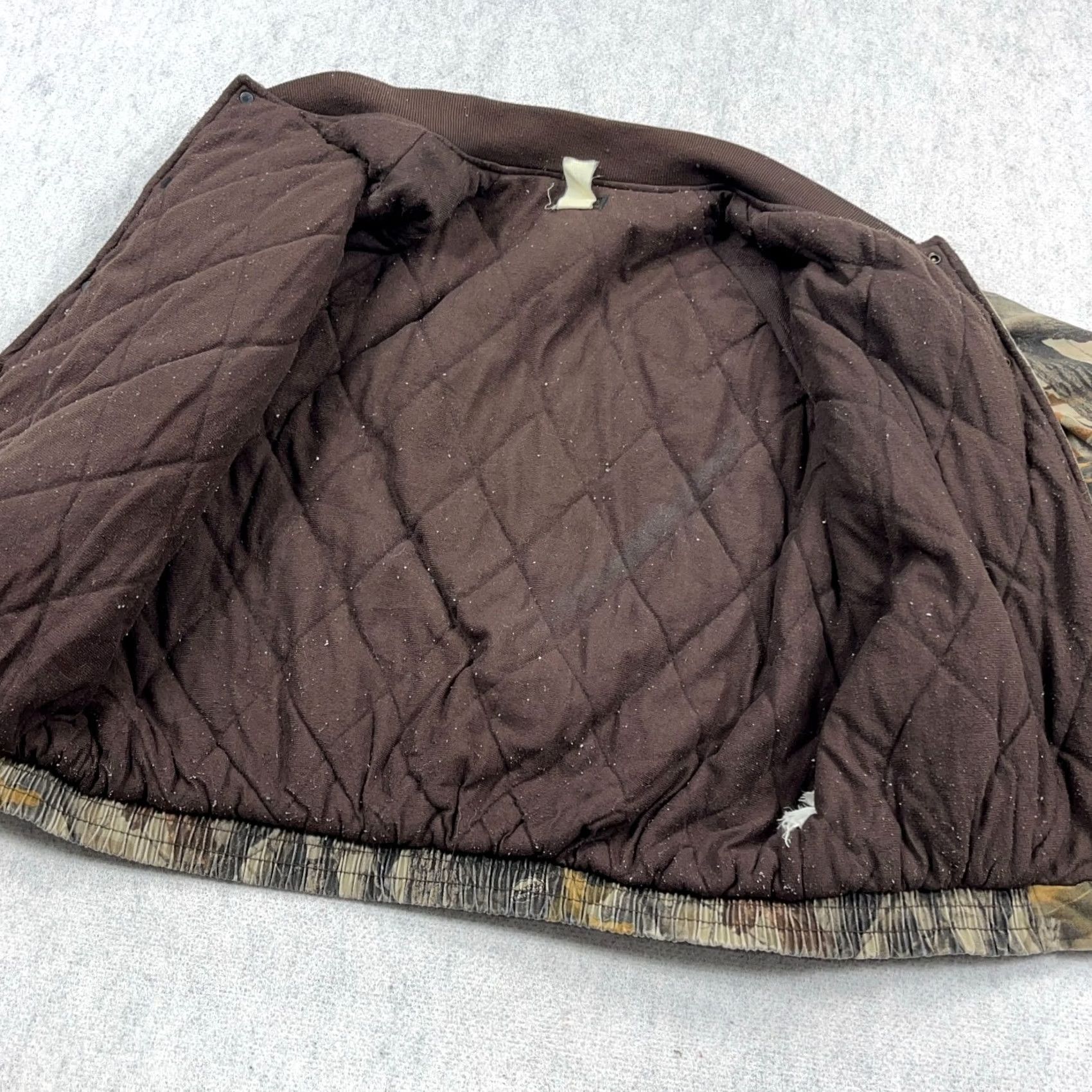 Realtree Final Answer: Vintage Realtree Camo Jacket Men XXL Bomber Hardwoods 90s Y2K Blanket Lined Snap Size US XXL / EU 58 / 5 - 7 Thumbnail