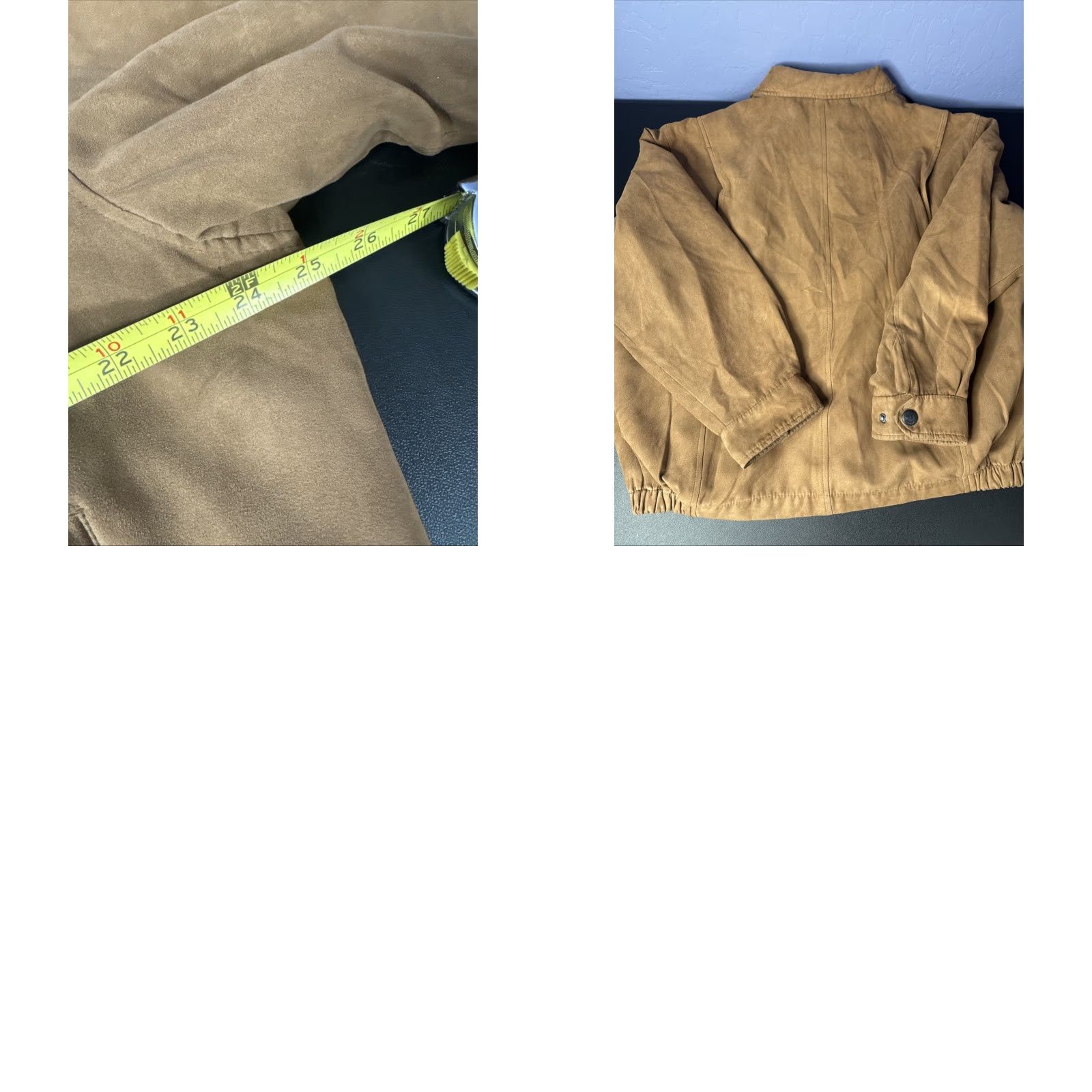 Weatherproof Weatherproof Men's Brown Faux Suede Size M Full Zip Jacket Jerry Seinfeld Jacket Size US M / EU 48-50 / 2 - 8 Thumbnail