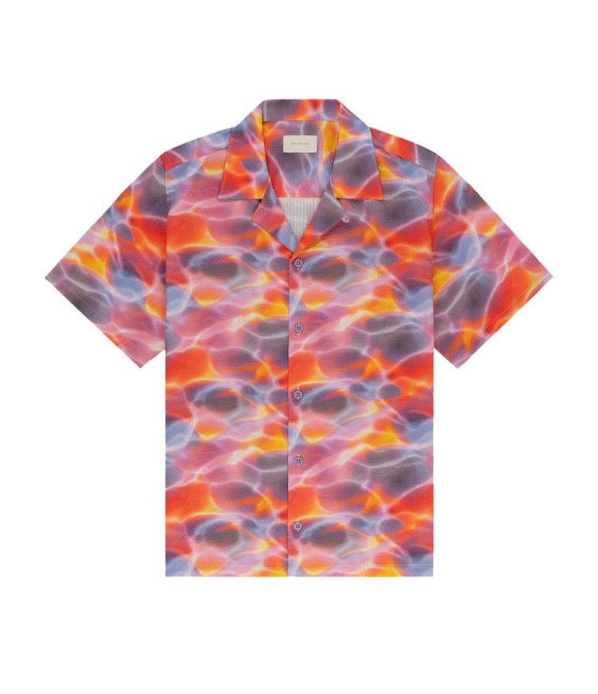 Aime Leon Dore Aime Leon Dore Aqua Print Seersucker Shirt sunset Size US XXL / EU 58 / 5 - 1 Thumbnail