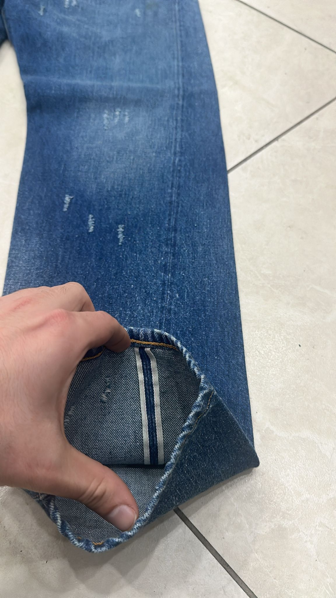 Levi's Vintage Clothing LVC Levi's Vintage Clothing 1954 501XX BigE Selvedge Jeans Size US 32 / EU 48 - 6 Thumbnail