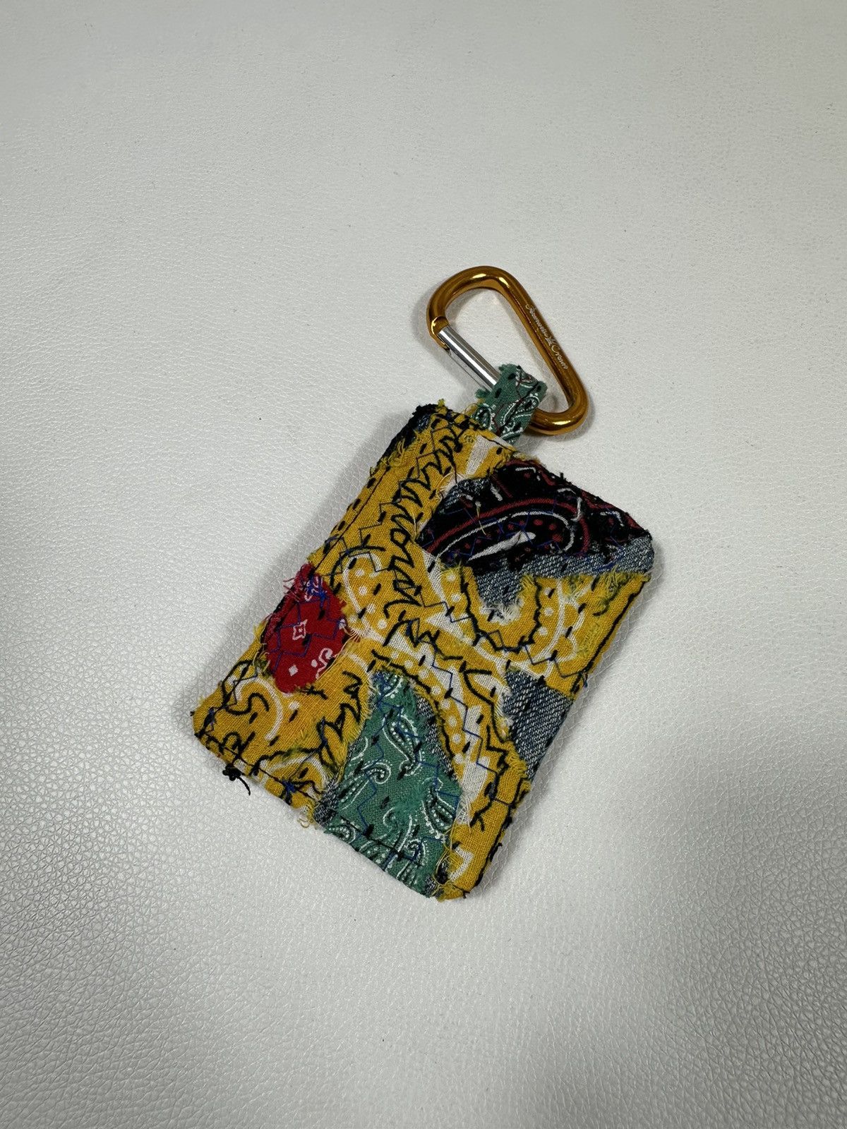 Other Custom Made Distressed Paisley Patchwork Card Holder Size ONE SIZE - 4 Thumbnail
