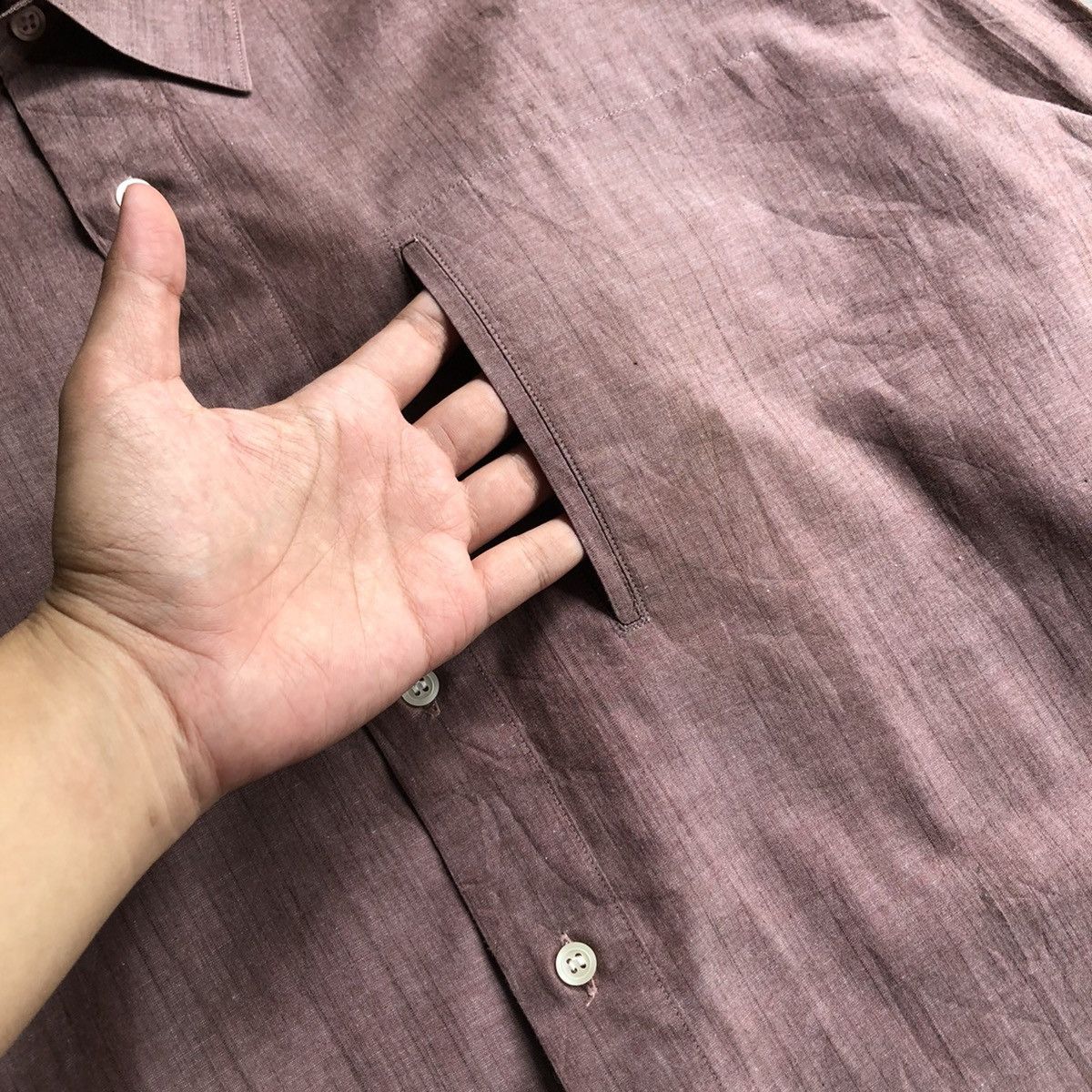 Issey Miyake × Japanese Brand × Vintage Vintage! 80s IM Issey Miyake Design Studio Shirt 🍒 Size US L / EU 52-54 / 3 - 6 Thumbnail