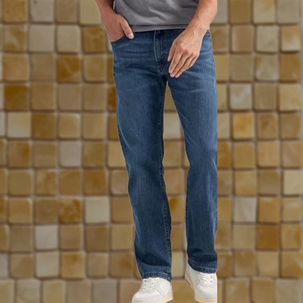 Wrangler Wrangler Jeans Blue Regular Seat and Thigh Straight Leg 48 x 30 Men's Jeans XS? Size US 32 / EU 48 - 1 Preview