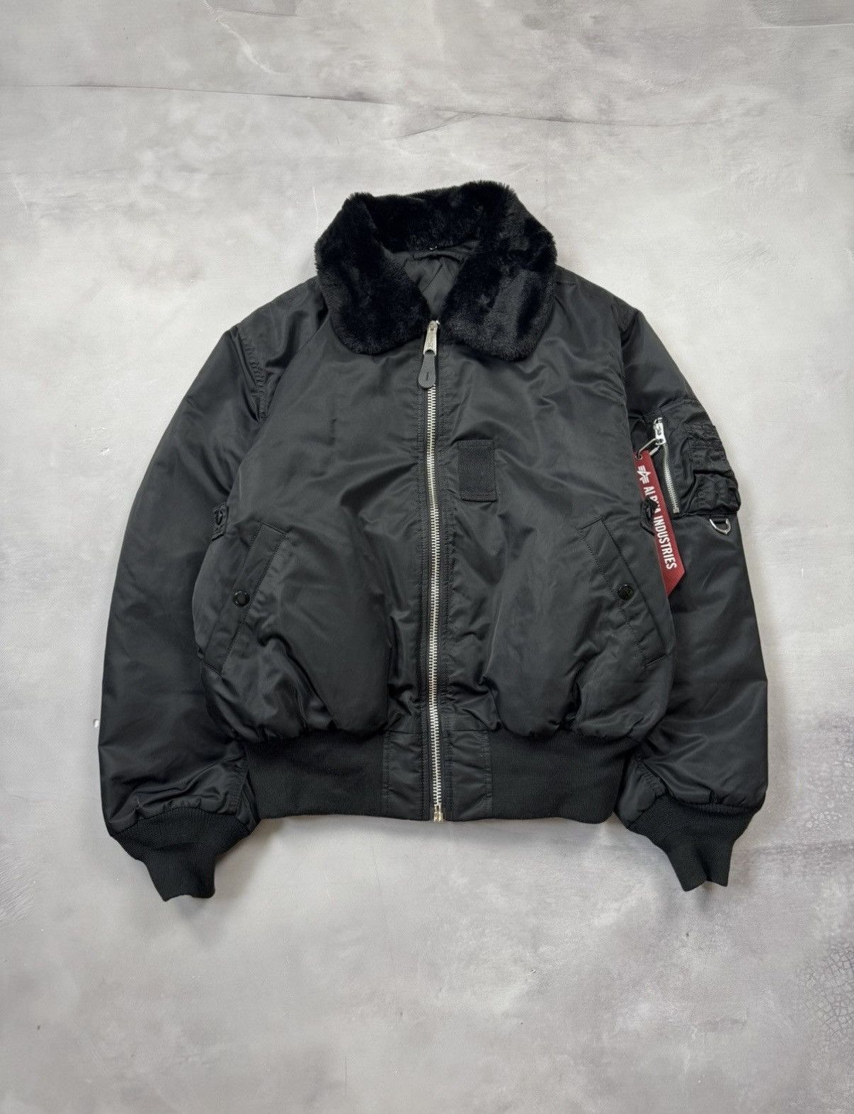 Alpha Industries × Mastermind Japan Fw25 Mastermind World x Alpha Ind B-15 Bomber Jacket(Blk/L) Size US L / EU 52-54 / 3 - 2 Thumbnail