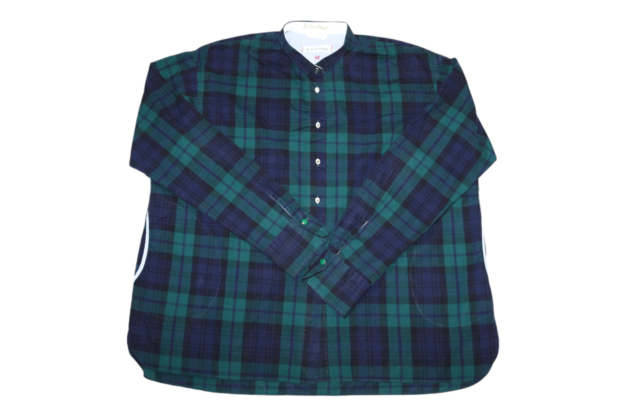 Other Le Sarte Pettegole Checkered Poplin Cotton Casual Shirt Size XL / US 12-14 / IT 48-50 - 11 Thumbnail