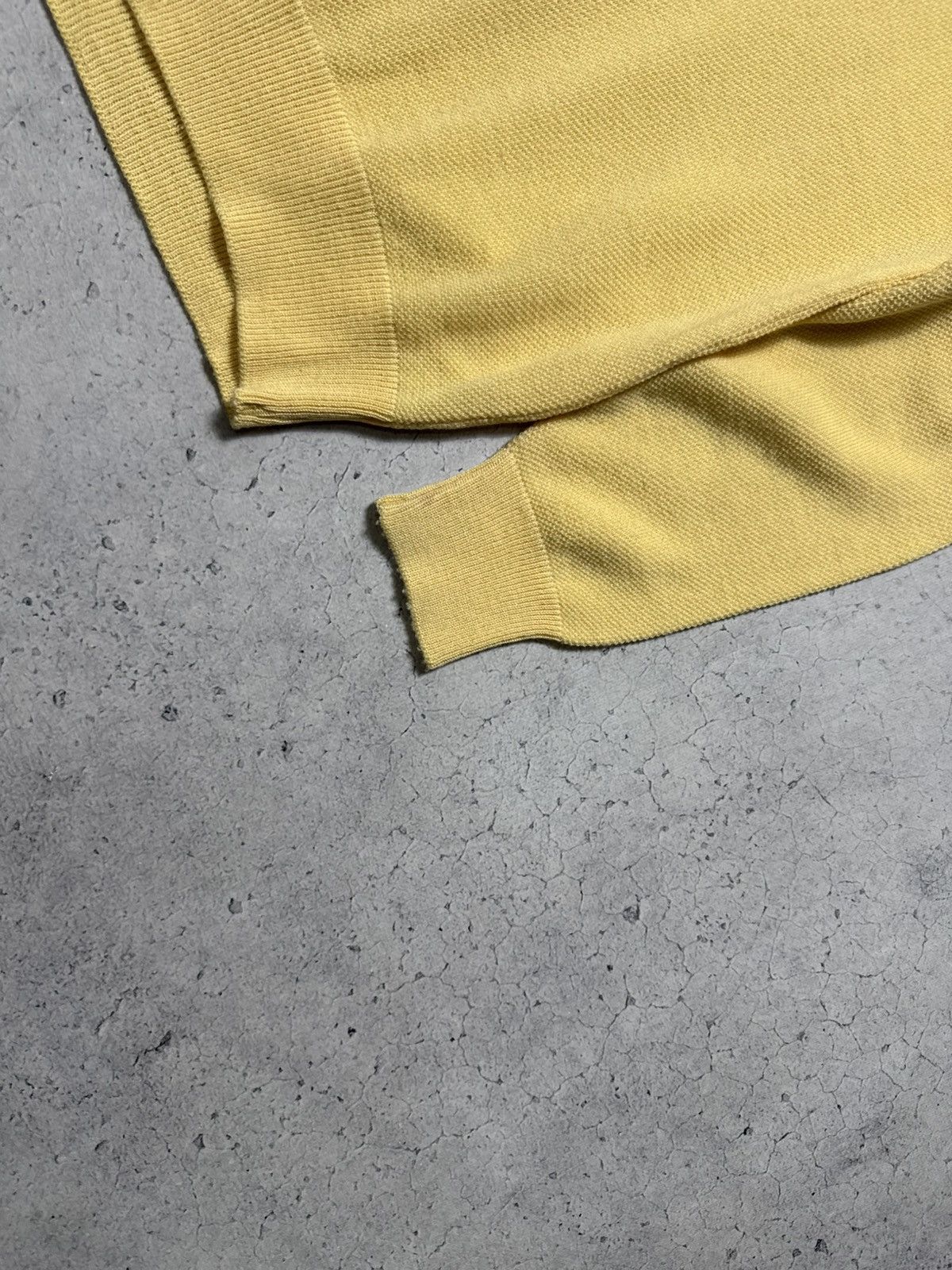 Lacoste Lacoste Chemise Wool Sweater Yellow Size 4 Vintage 90’s Size US L / EU 52-54 / 3 - 4 Thumbnail