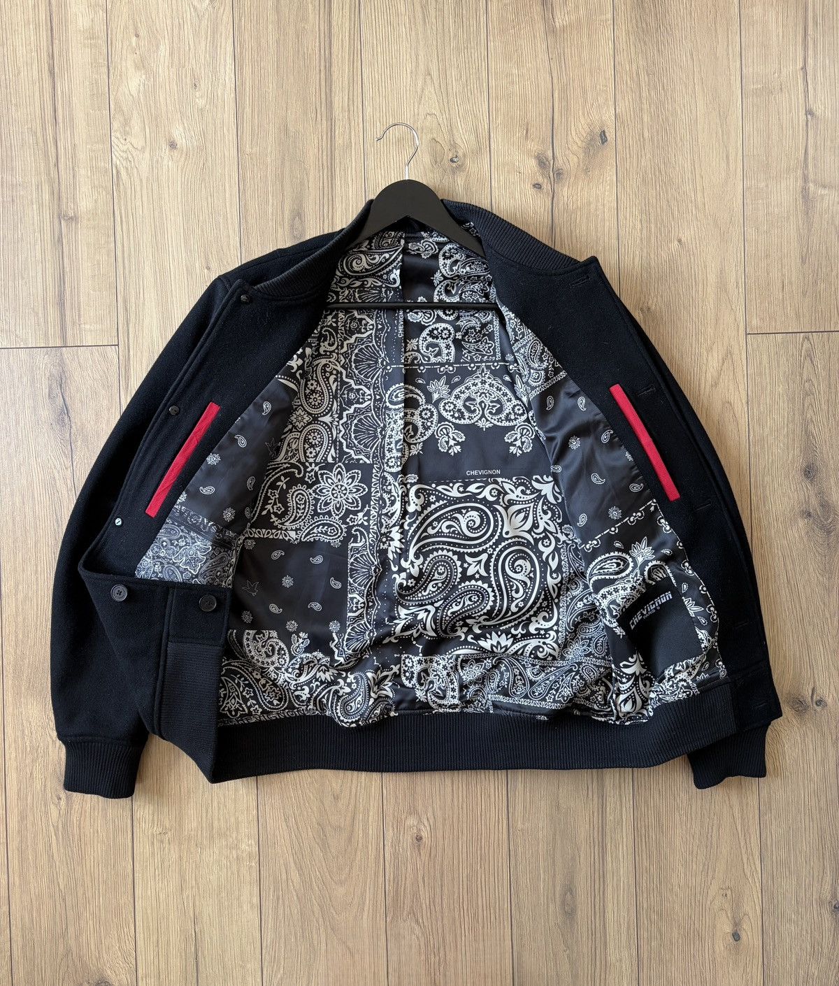 Chevignon Chevignon Teddy Wool Varsity College Bomber Jacket Size US L / EU 52-54 / 3 - 6 Thumbnail