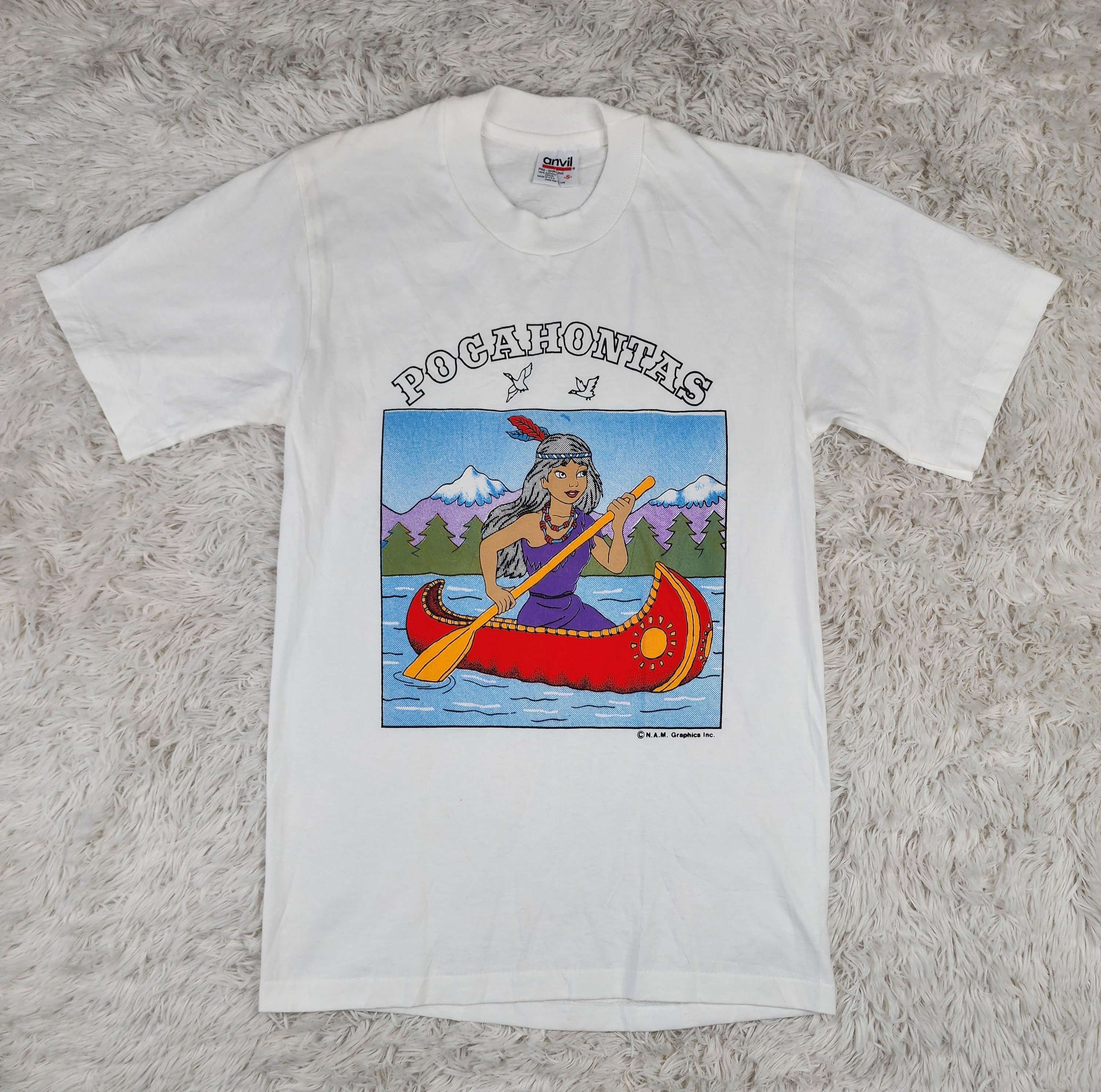 Anvil Vintage Y2K Pocahontas Anvil tee Size US S / EU 44-46 / 1 - 1 Thumbnail