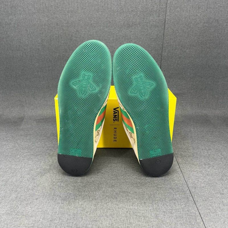 Gucci Gucci Screener Low-Top Leather Sneakers for Men - Size US 9.5 / EU 42-43 - 4 Thumbnail