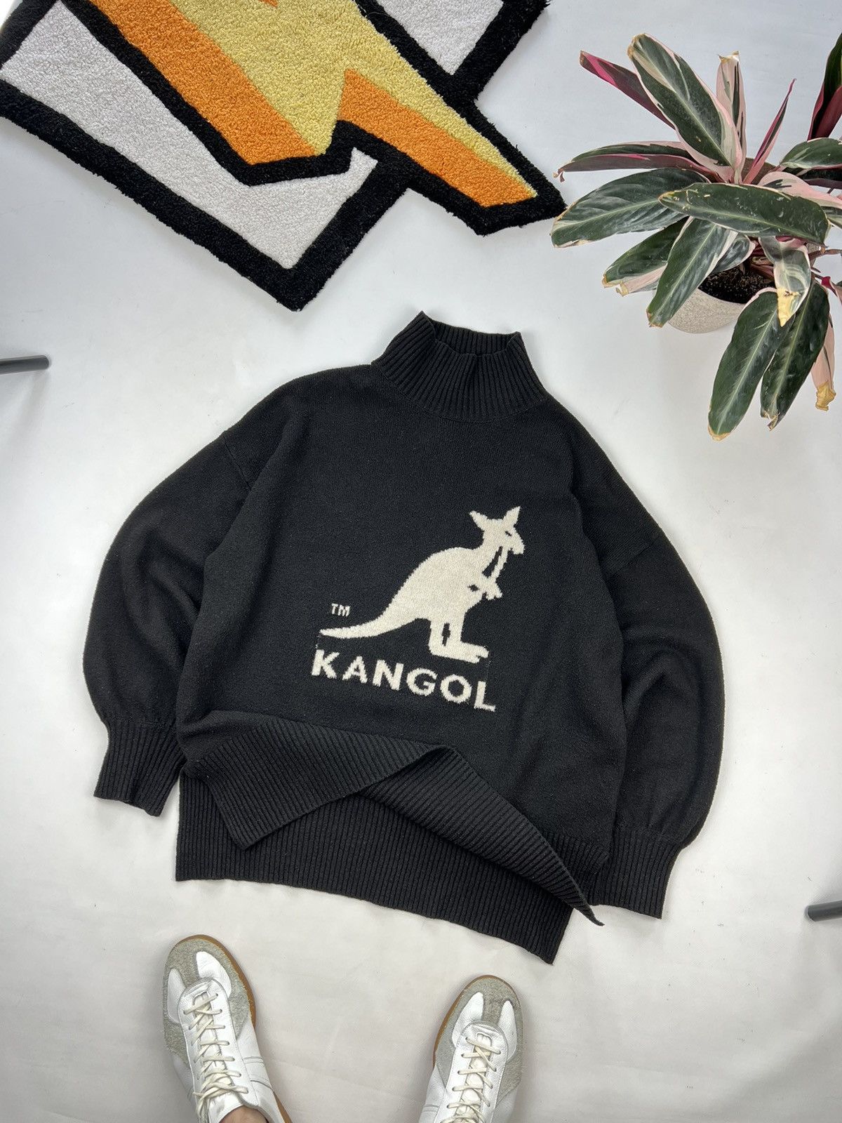 Japanese Brand × Kangol Sweater Kangol /Big Logo Size S / US 4 / IT 40 - 2 Thumbnail