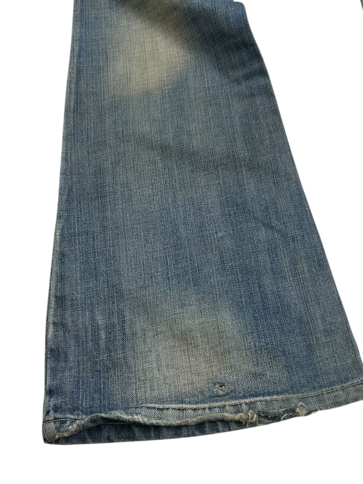 Hysteric Glamour Pep Jean Flare Mud Washed Clawn Mark Distressed Low Rise Size US 30 / EU 46 - 13 Thumbnail