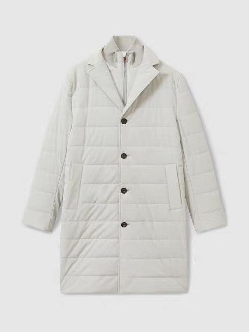 Reiss REISS Quilted Coat with Removable Inner Gilet Ｑ22 Size US M / EU 48-50 / 2 - 1 Thumbnail