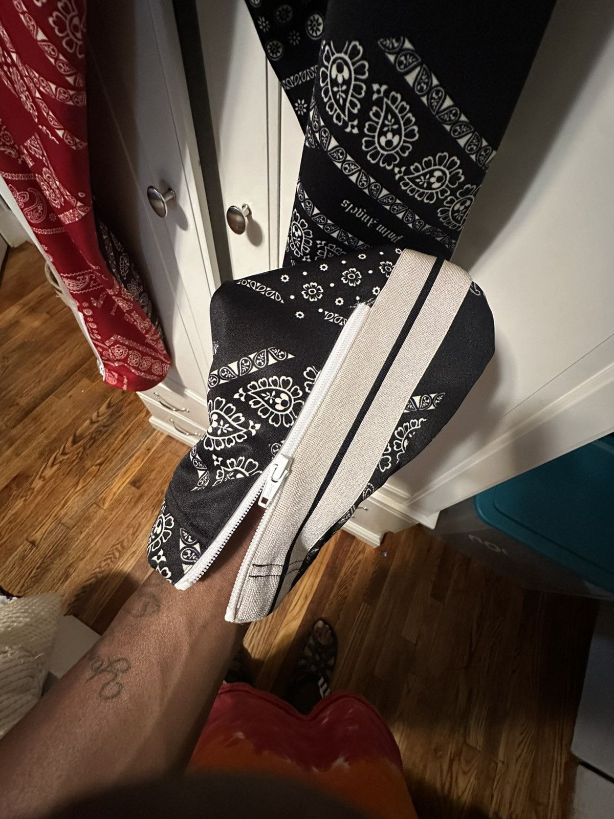 Palm Angels Palm Angels Bandanna Track Pants Size US 33 - 3 Thumbnail