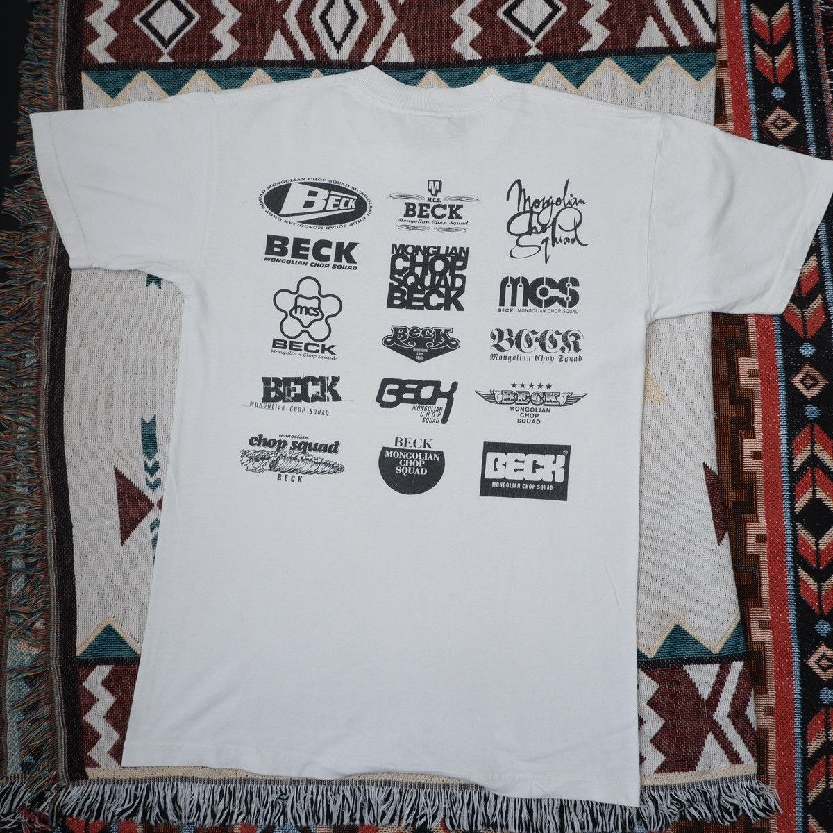 Band Tees BECK (MONGOLIA CHOP SQUAD ) VERY RARE ARTWORK Size US M / EU 48-50 / 2 - 5 Thumbnail