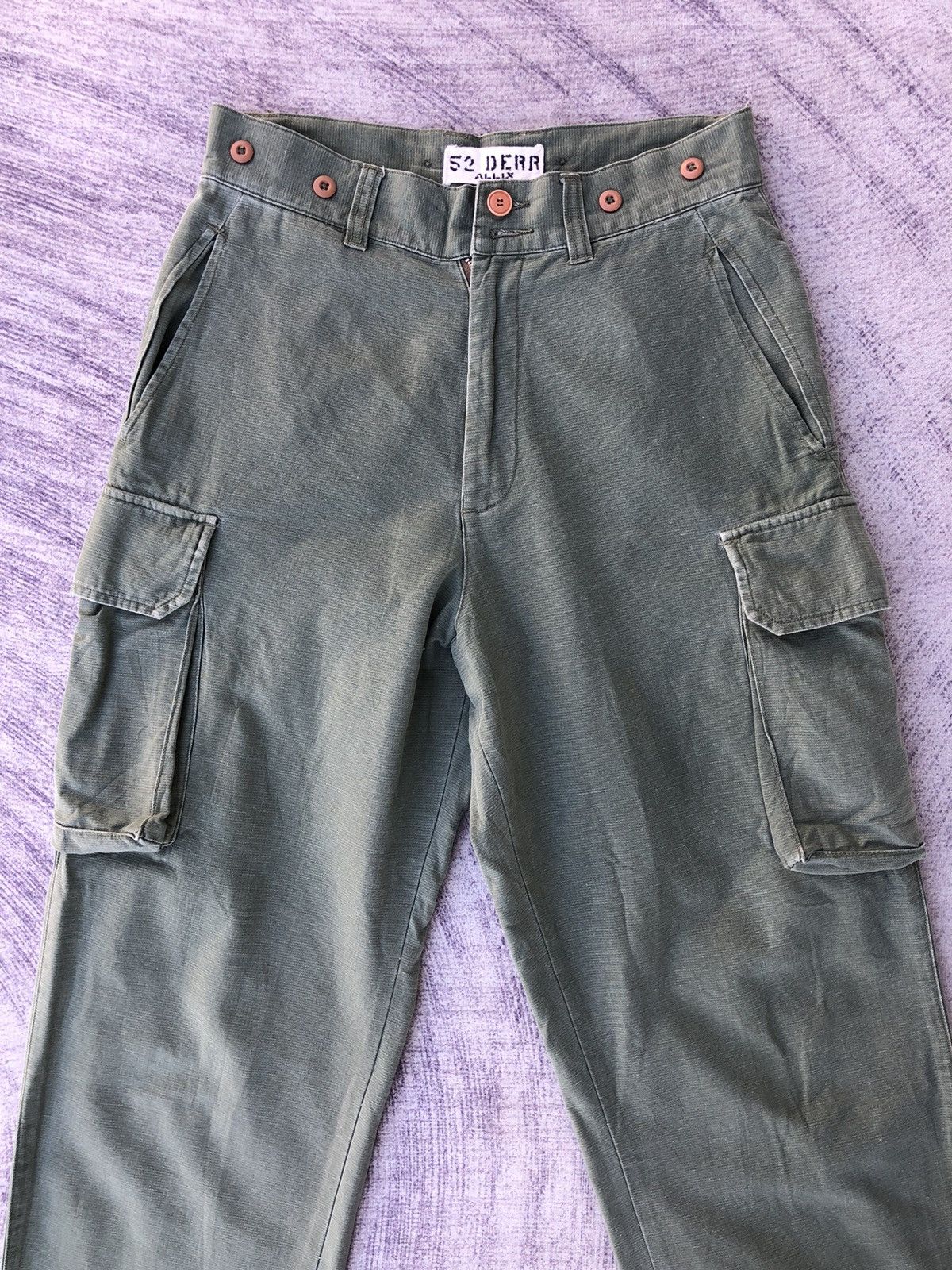 Seditionaries Cargo Trousers Military With 6 Pocket Workware Pants Size US 28 / EU 44 - 2 Thumbnail
