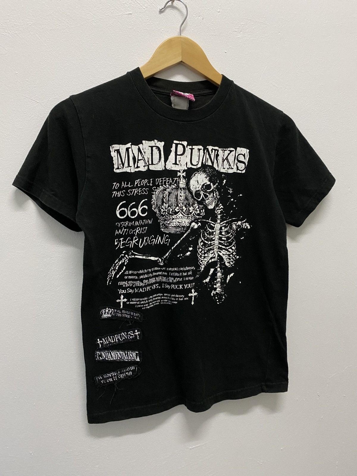Japanese Brand Mad Punk-JapaneseBrand Distressed Skull Seditionaries Tshirt Size US XS / EU 42 / 0 - 1 Thumbnail