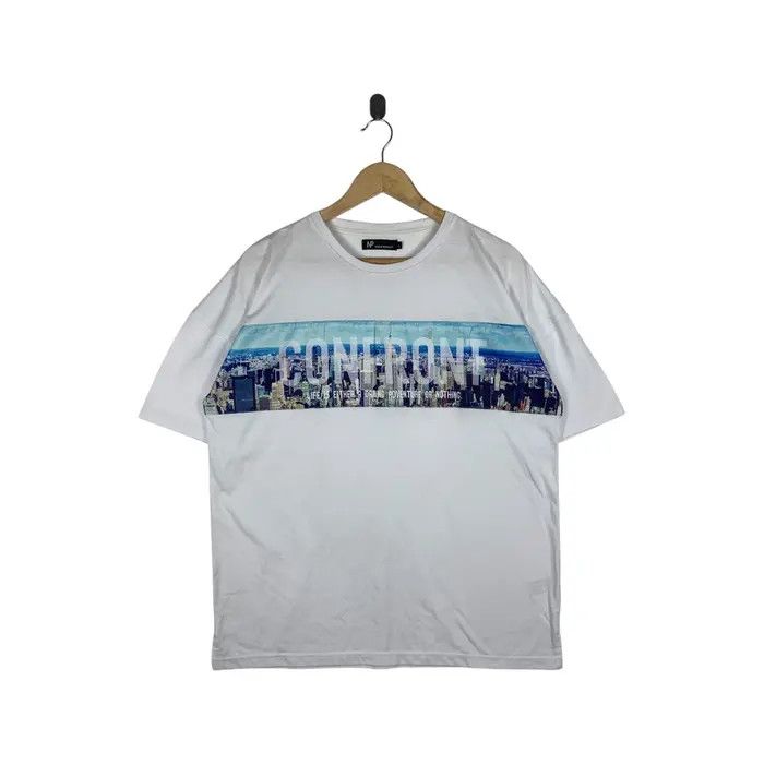 Vintage NOBLE PRODUCT CONFRONT Live Adventure Or Nothing Tee Shirt Size L / US 10 / IT 46 - 1 Thumbnail