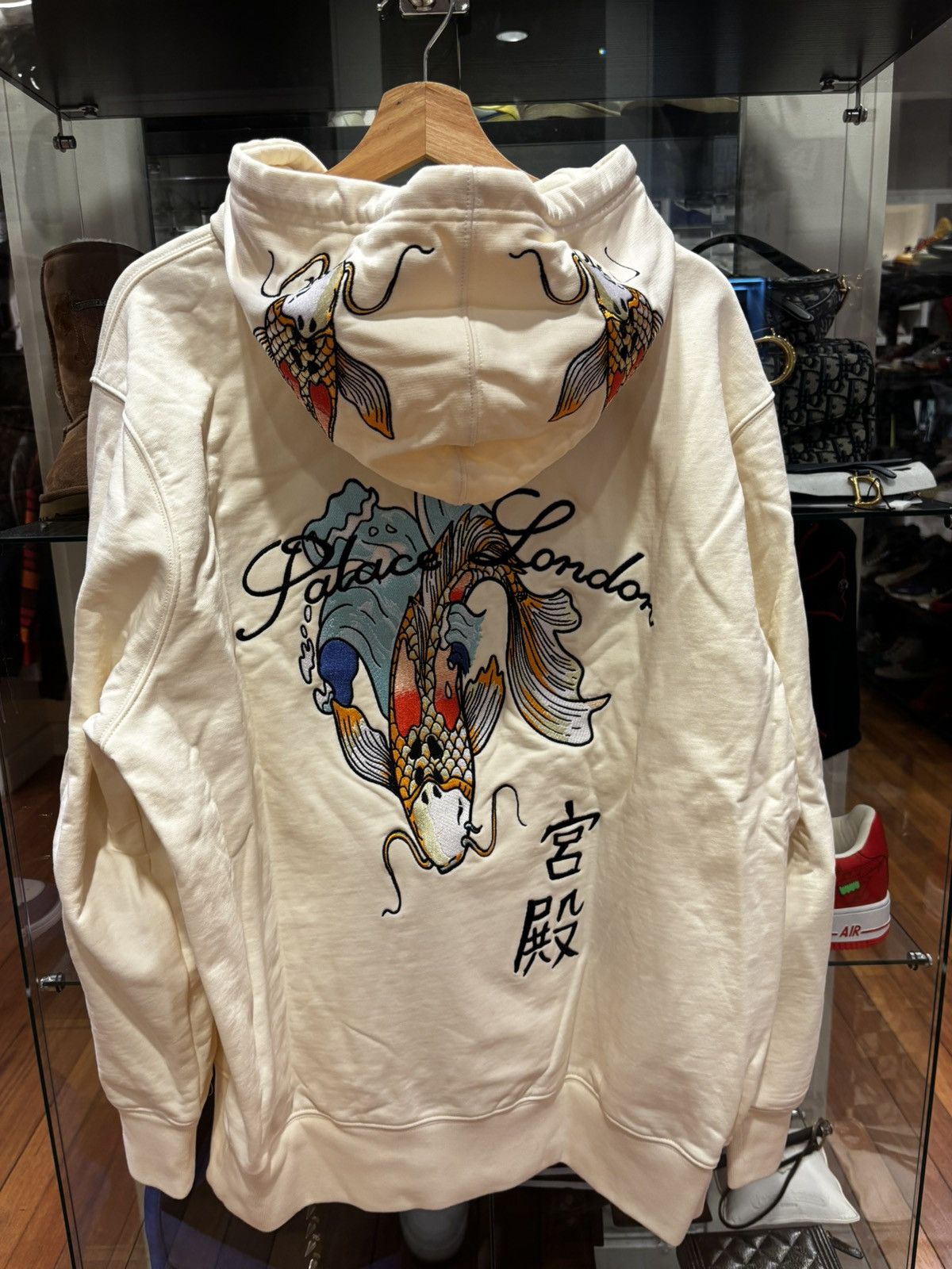 Palace Palace Carp Zip Up Hooded Sweatshirt Size US XL / EU 56 / 4 - 2 Thumbnail