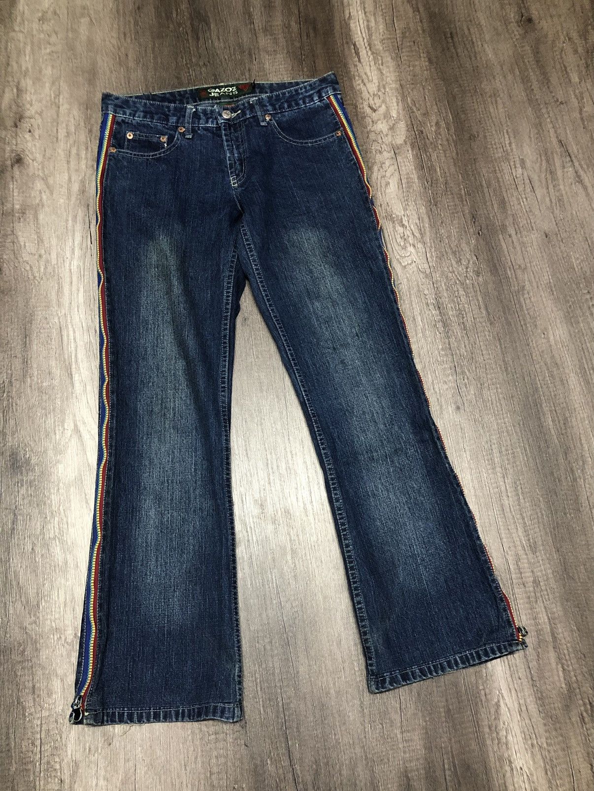 Designer × Hysteric Glamour Vintage Gazoz Jeans Rare Zipper Design Size US 29 - 4 Thumbnail