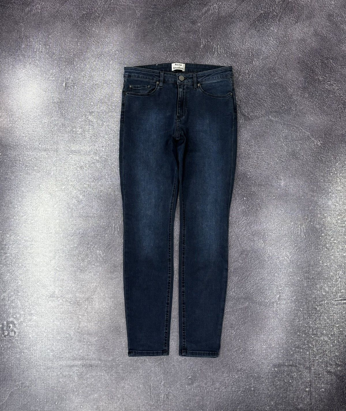 Acne Studios Acne Studios Skin 5 Deep Women’s Navy Blue Slim Denim Jeans Size 27" / US 4 / IT 40 - 1 Thumbnail
