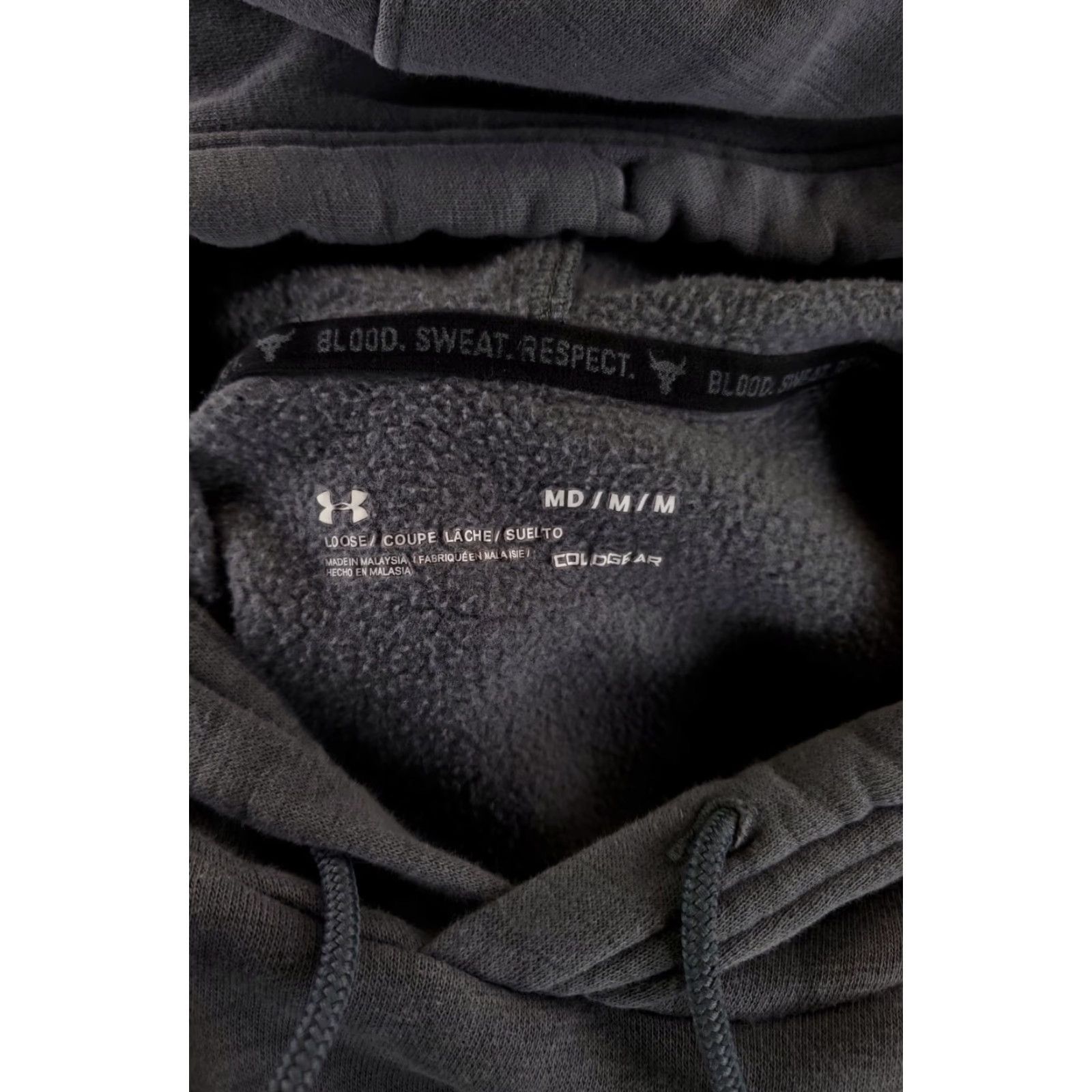 Under Armour Under Armour Hoodie Project Rock Dwayne Johnson Gray Mens M Size US M / EU 48-50 / 2 - 3 Thumbnail