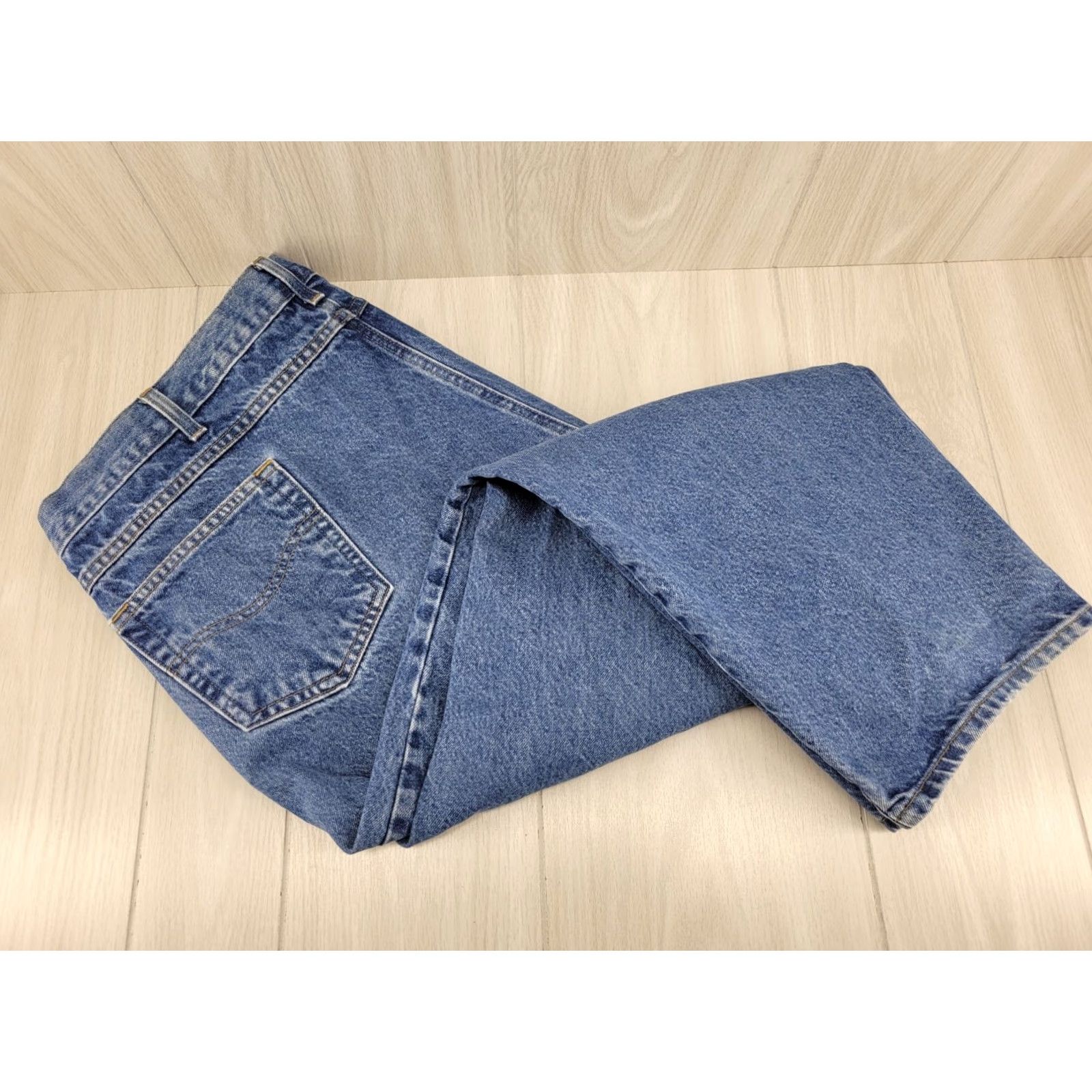 Carhartt Carhartt Jeans 48x30 Blue Denim Relaxed Fit Cotton Men Size US 32 / EU 48 - 4 Thumbnail