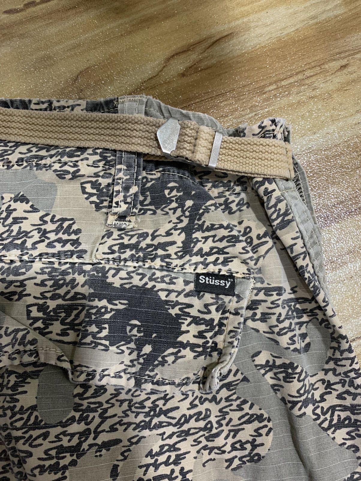 Stussy Vintage Stussy Cargo Half Pants Size US 34 / EU 50 - 5 Thumbnail