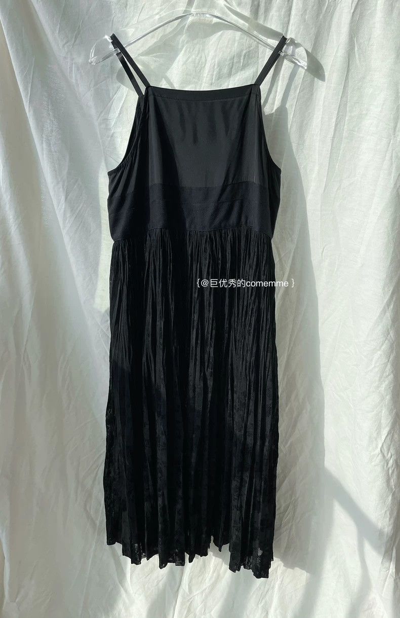 Comme des Garcons Comme Des Garcons Velvet rose halter pleated skirt dress Size S / US 4 / IT 40 - 2 Thumbnail