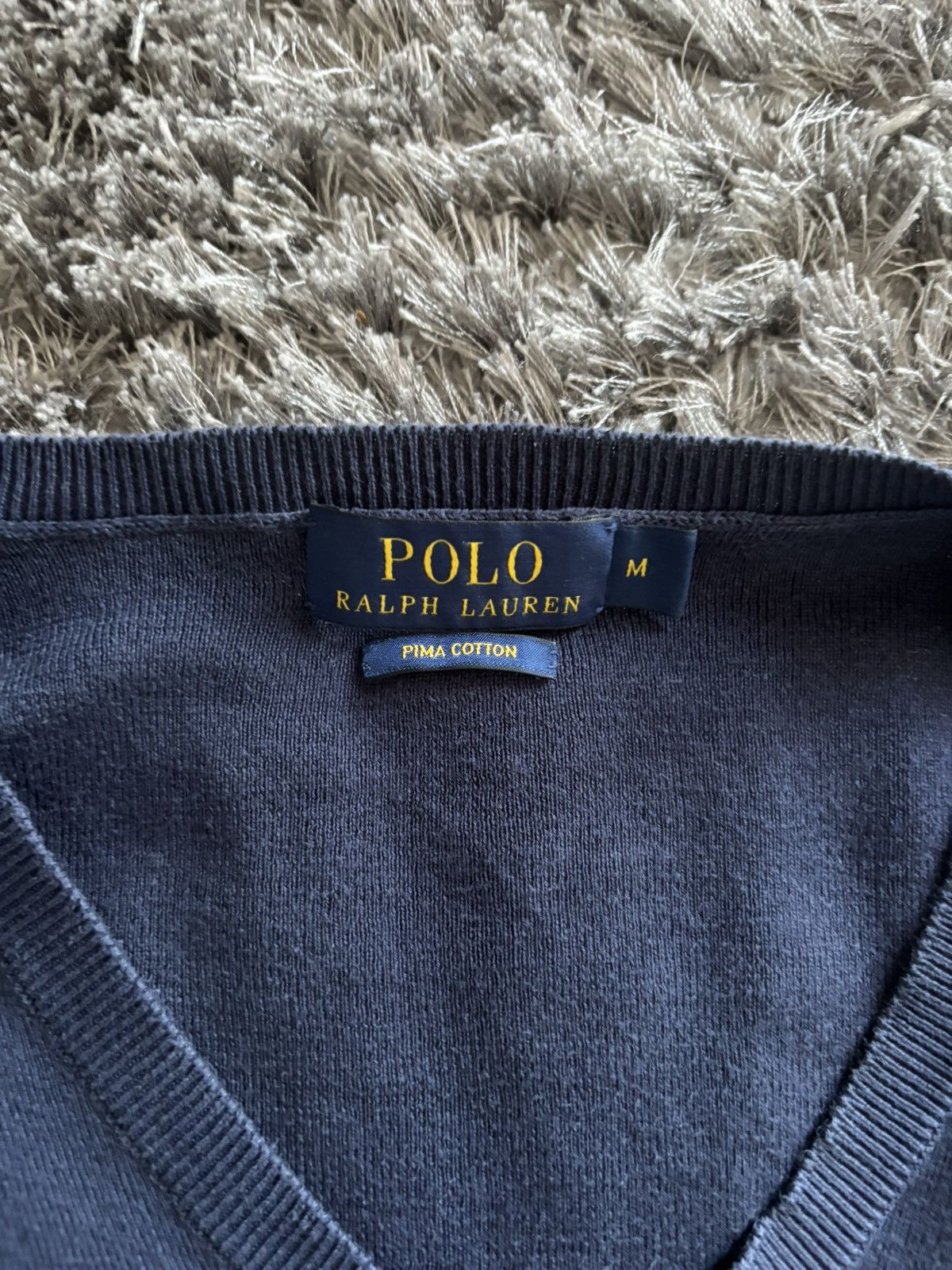Ralph Lauren Polo Ralph Lauren Navy V-Neck Sweater Size M Size US M / EU 48-50 / 2 - 3 Thumbnail