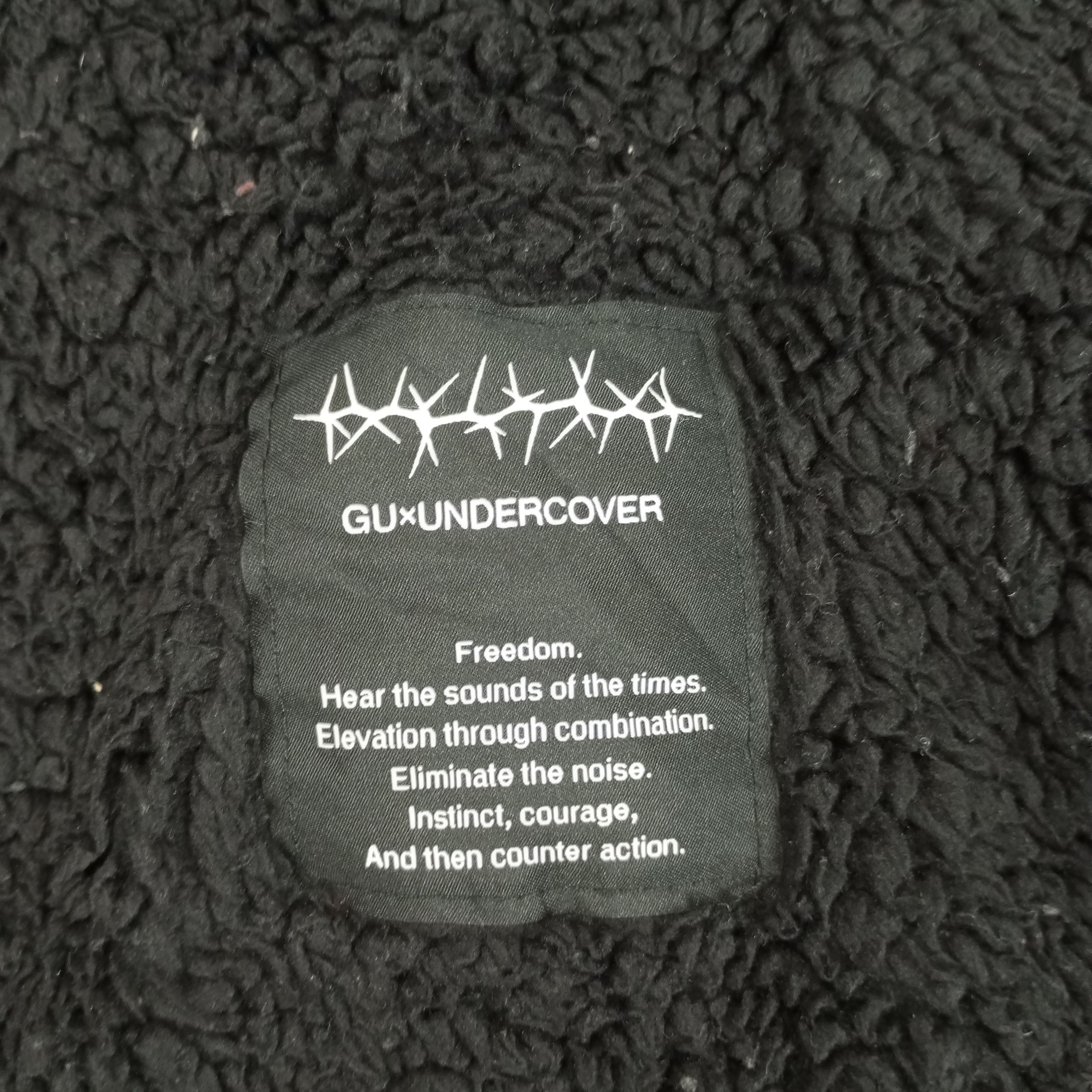 GU × Undercover GU X Undercover Japanese Brand Custom Art Fleece Jacket Size US XL / EU 56 / 4 - 6 Thumbnail