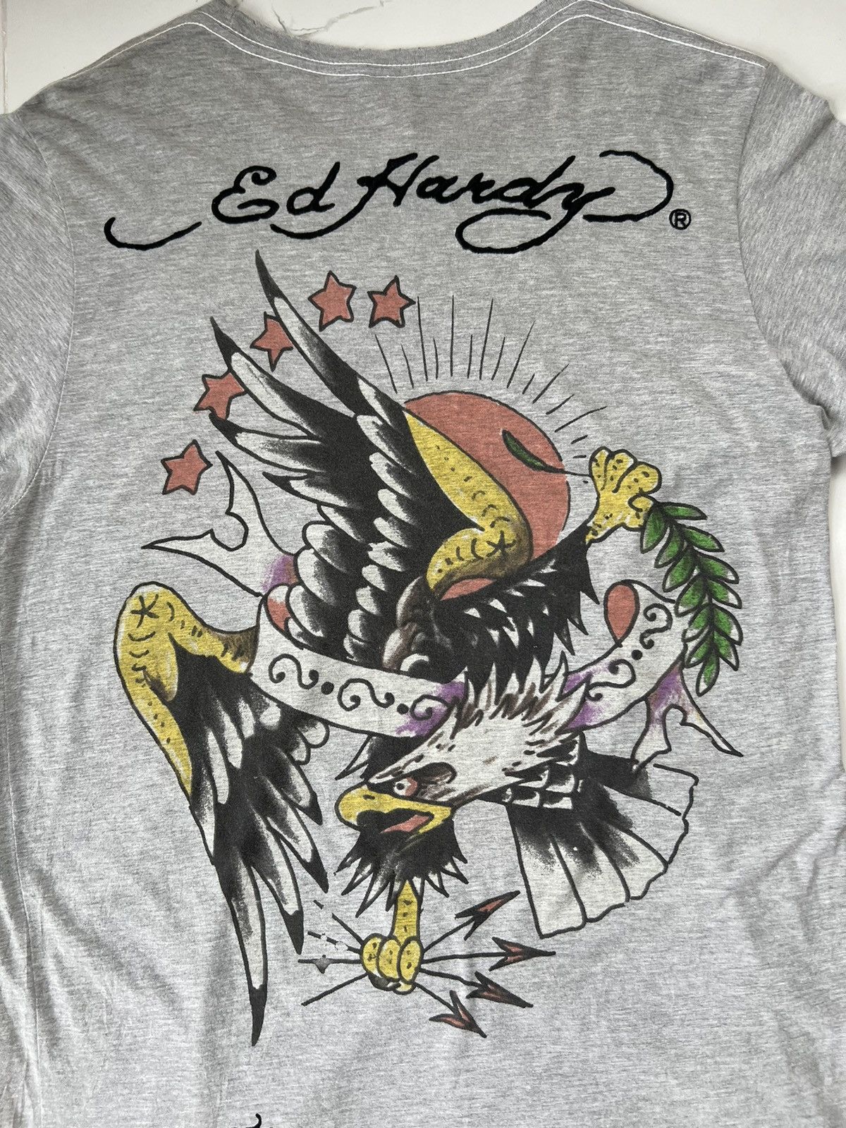 Other 90's ED HARDY 2 SIDES BIG LOGO AVANT-GARDE RARE RETRO TEE Size US XL / EU 56 / 4 - 8 Thumbnail