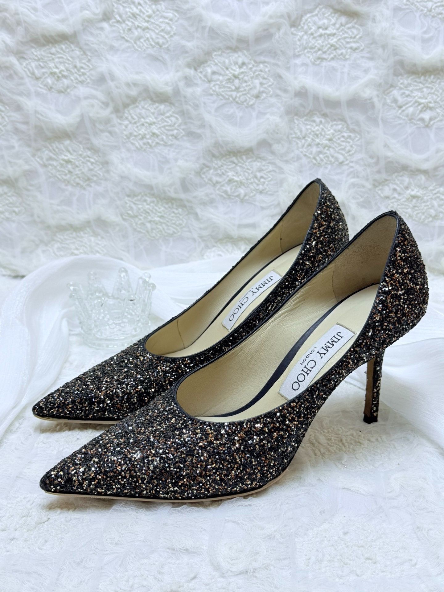 Jimmy Choo Jimmy Choo Black Lowtop Sneakers us_6-5 Women Size US 6.5 / IT 36.5 - 1 Thumbnail