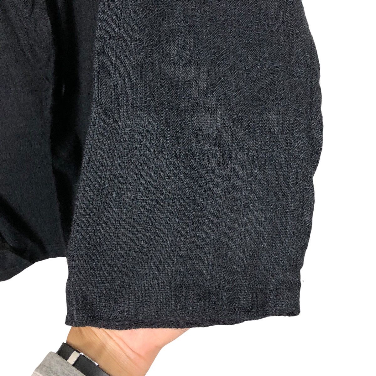 Designer × Japanese Brand × Vintage 📌Rich Black Chore Work Jacket Kenneth Mitchell Issey Miyake Size US M / EU 48-50 / 2 - 16 Thumbnail