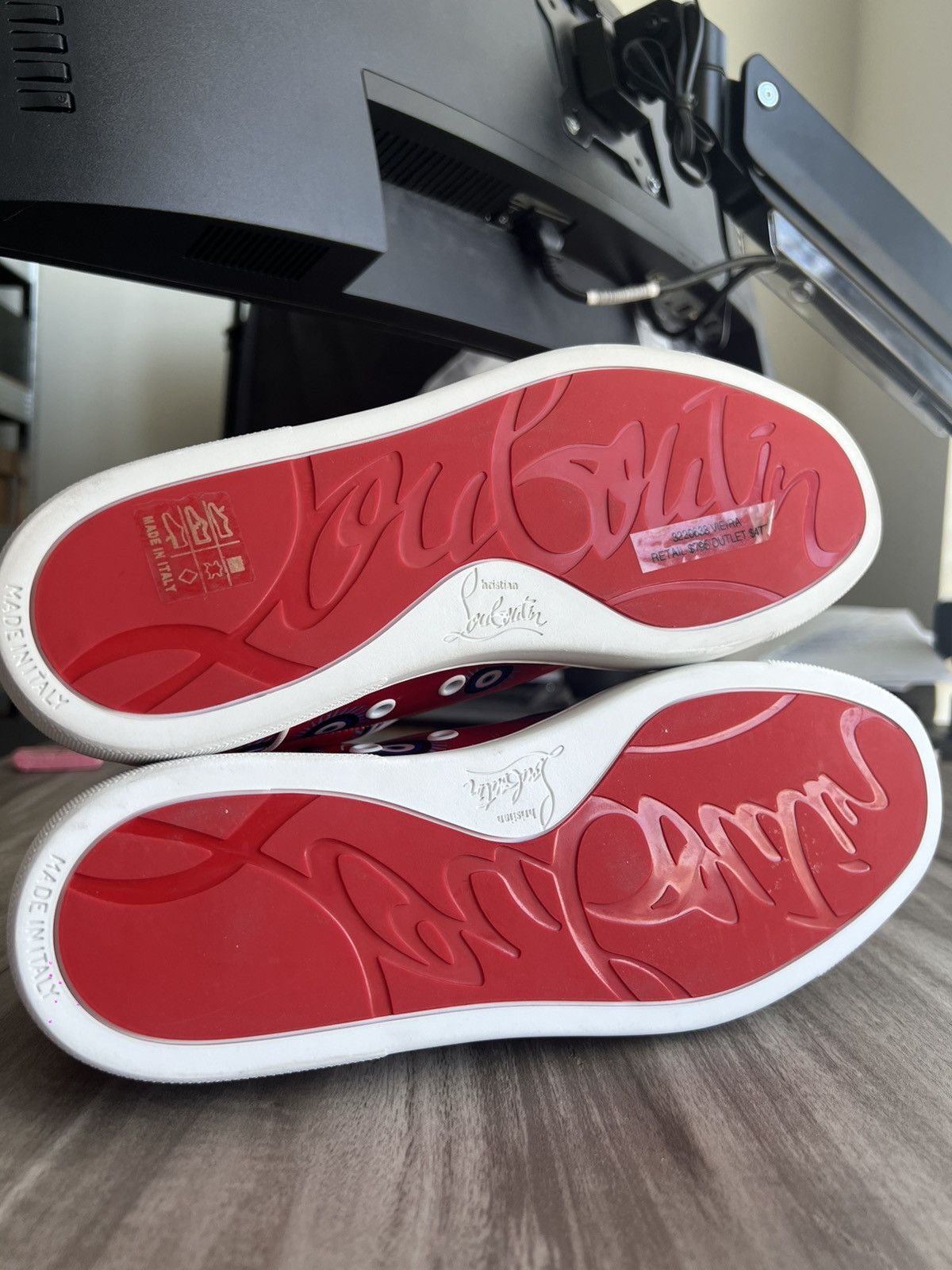 Christian Louboutin $995 Christian Louboutin Orlato “Evil Eye” Size 8 Mens Size US 8 / EU 41 - 9 Thumbnail