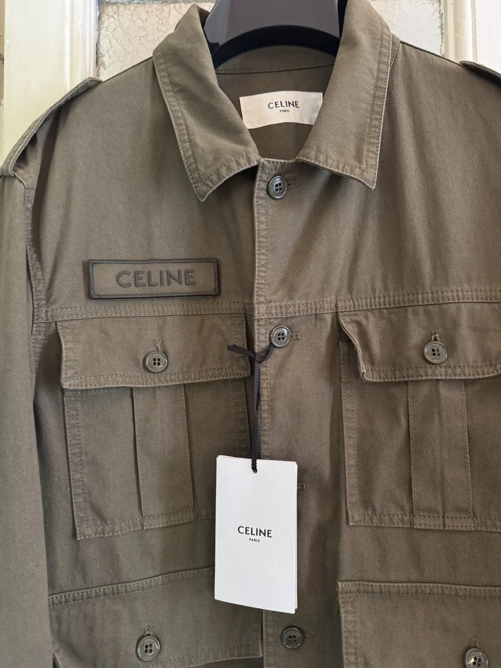 Celine SAHARIENNE JACKET IN COTTON Size US M / EU 48-50 / 2 - 4 Thumbnail