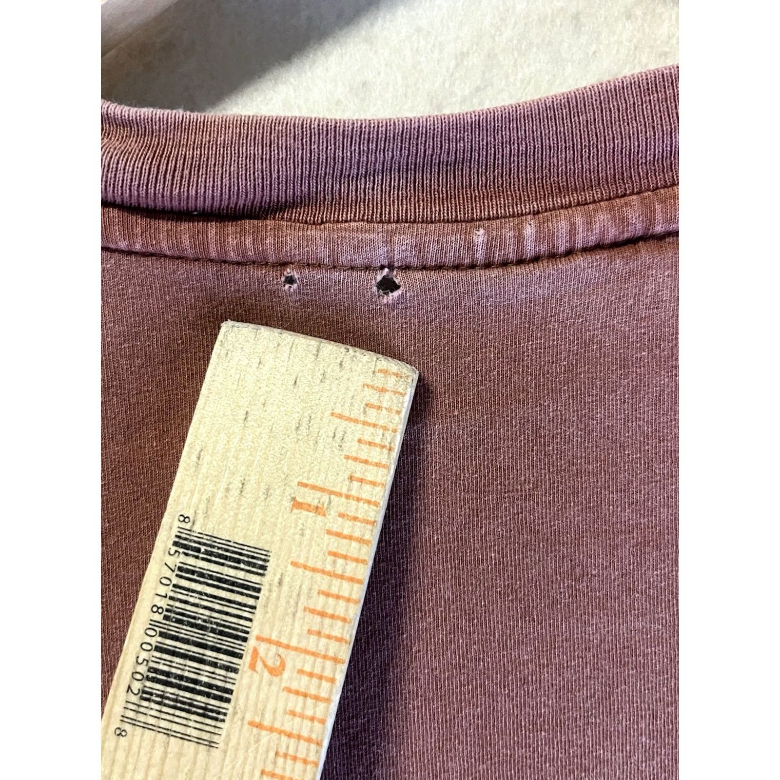 Rhythm Rhythm Rust Crew Neck Short Sleeve T-Shirt Men L Color Rust See All Pics Flaws Size US L / EU 52-54 / 3 - 5 Thumbnail