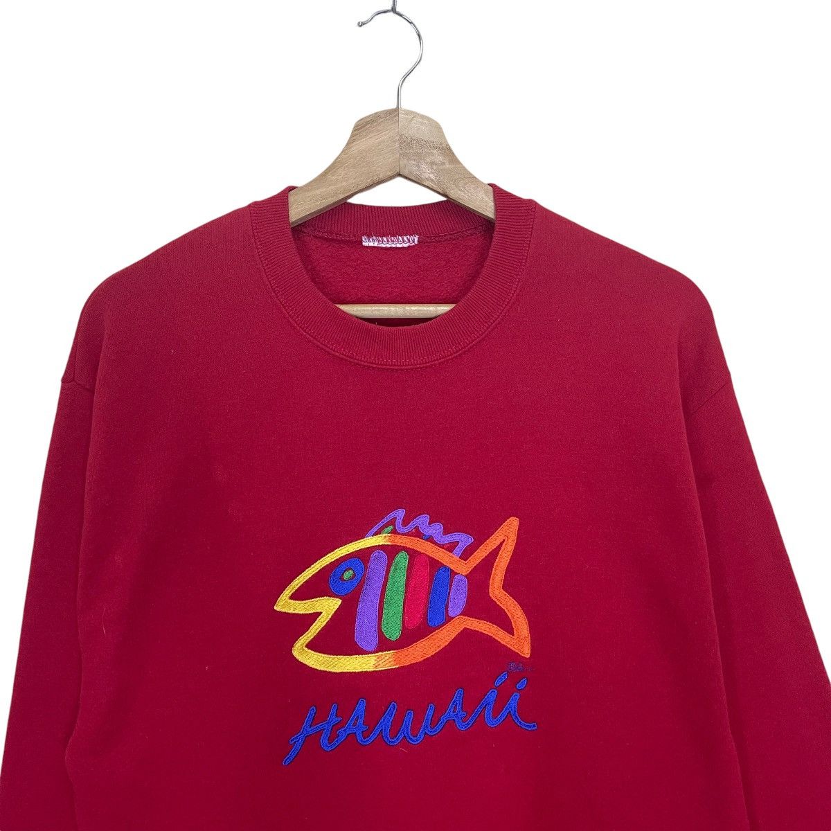 Vintage Vintage 90s Maui Hawaii Surf Big Logo Embroidered Sweatshirt Size US M / EU 48-50 / 2 - 4 Thumbnail