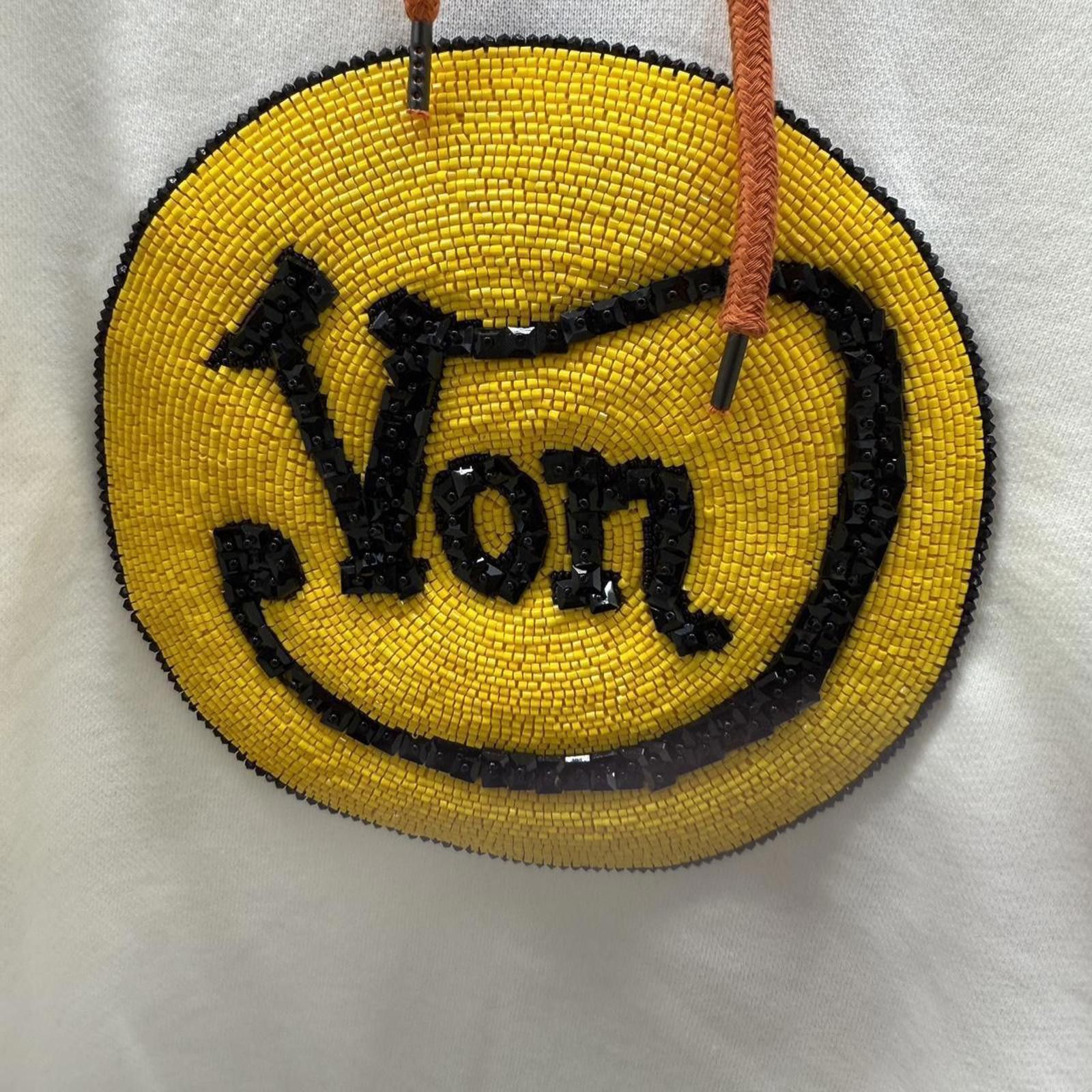 Von Dutch Von Dutch Paris Hoodie White New Beaded Yello Logo Size US XL / EU 56 / 4 - 3 Thumbnail