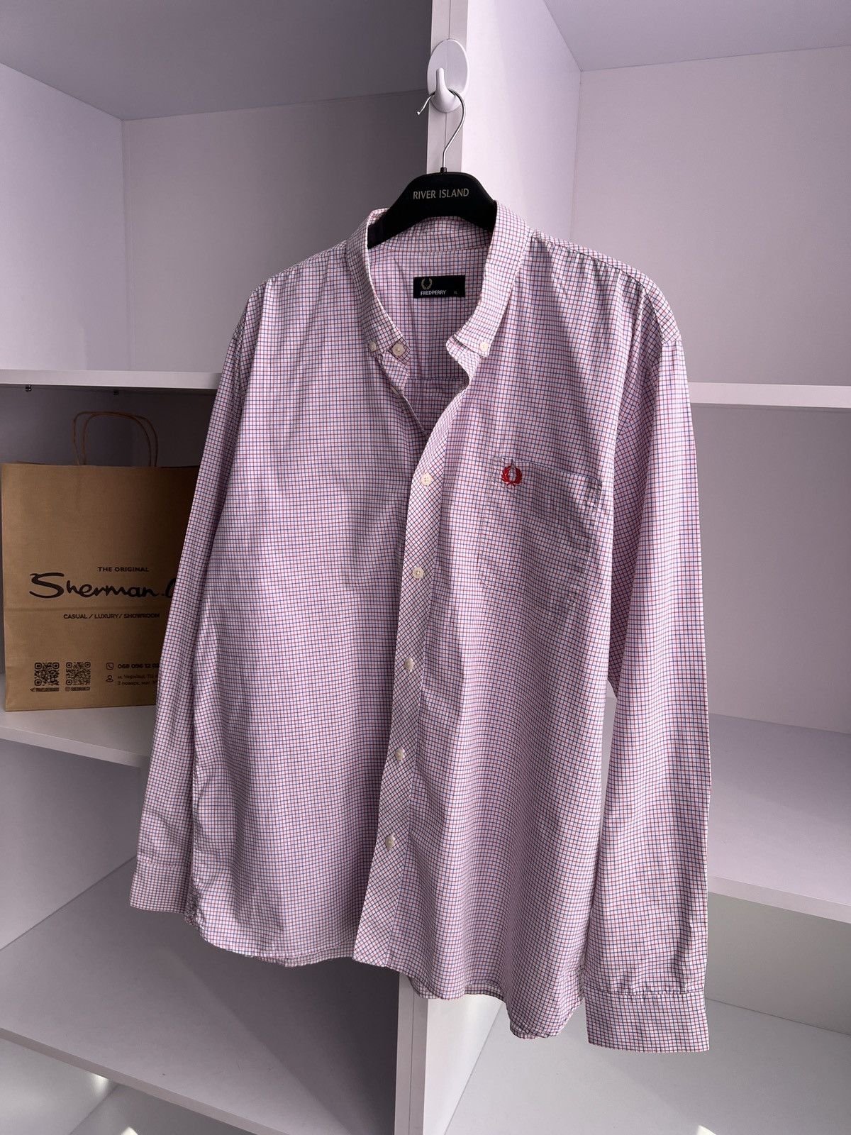 Fred Perry × Vintage Vintage Fred Perry Button Up Shirt Size US XL / EU 56 / 4 - 5 Thumbnail