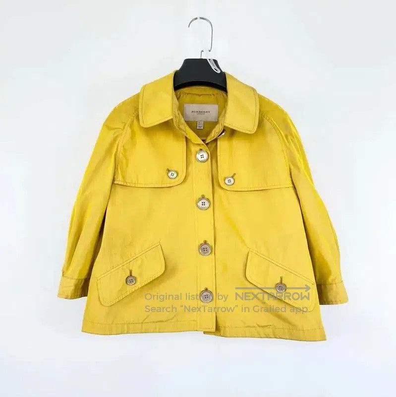 Burberry Burberry Yellow Women's Spring Jacket. Size S / US 4 / IT 40 - 1 Thumbnail