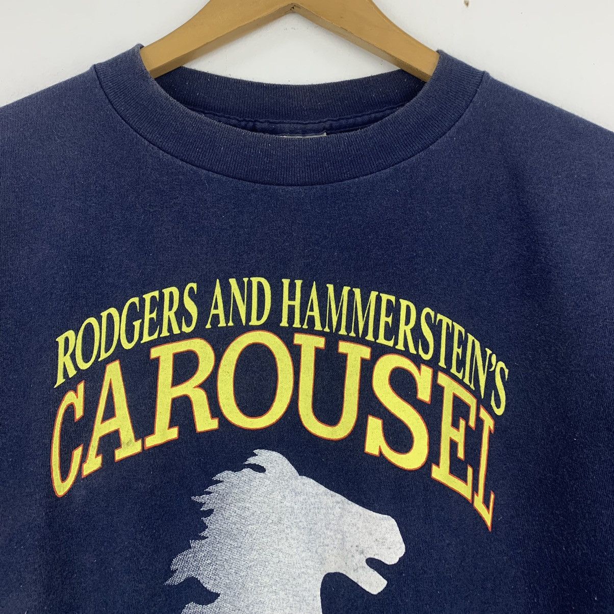 Band Tees × Vintage Vintage 90’s Rodgers and Hammerstein Carousel Musical T-Shirt Size US L / EU 52-54 / 3 - 3 Thumbnail