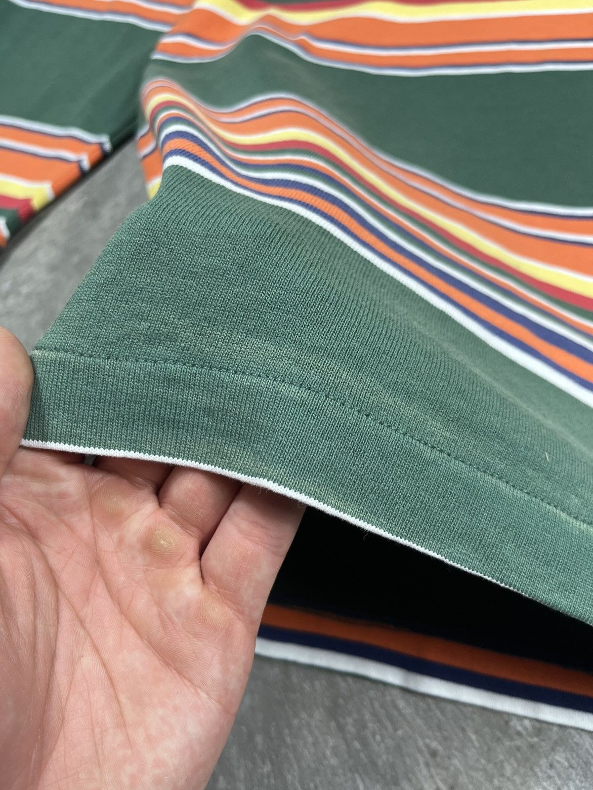 Polo Ralph Lauren Polo Ralph Lauren Multi-Color Striped Long Sleeve Rugby XXXL Size US XXL / EU 58 / 5 - 8 Thumbnail