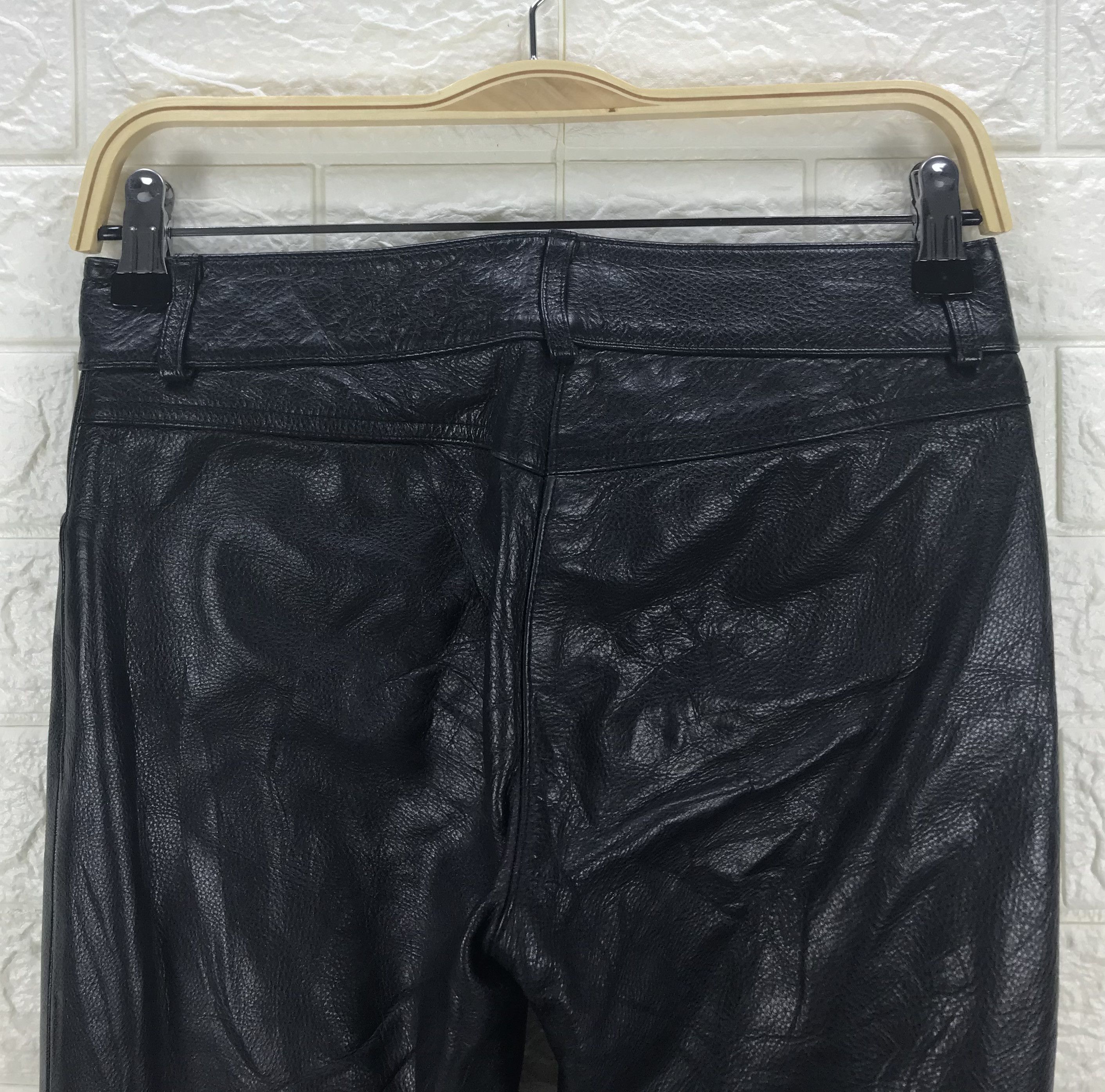Theory Vintage Theory Black Leather Pants Size 26" / US 2 / IT 38 - 6 Thumbnail