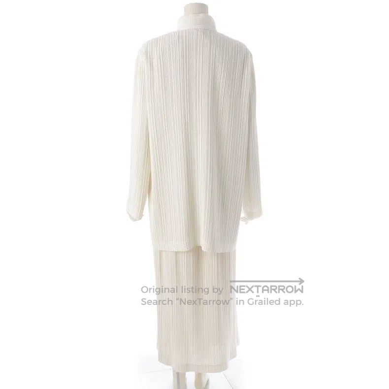 Issey Miyake Issey Miyake White Coat Size M / US 6-8 / IT 42-44 - 4 Thumbnail