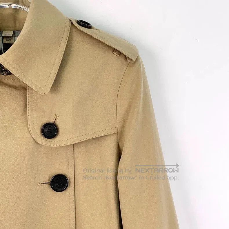 Burberry Burberry Brown Cotton Trench Coat. Size US S / EU 44-46 / 1 - 3 Thumbnail