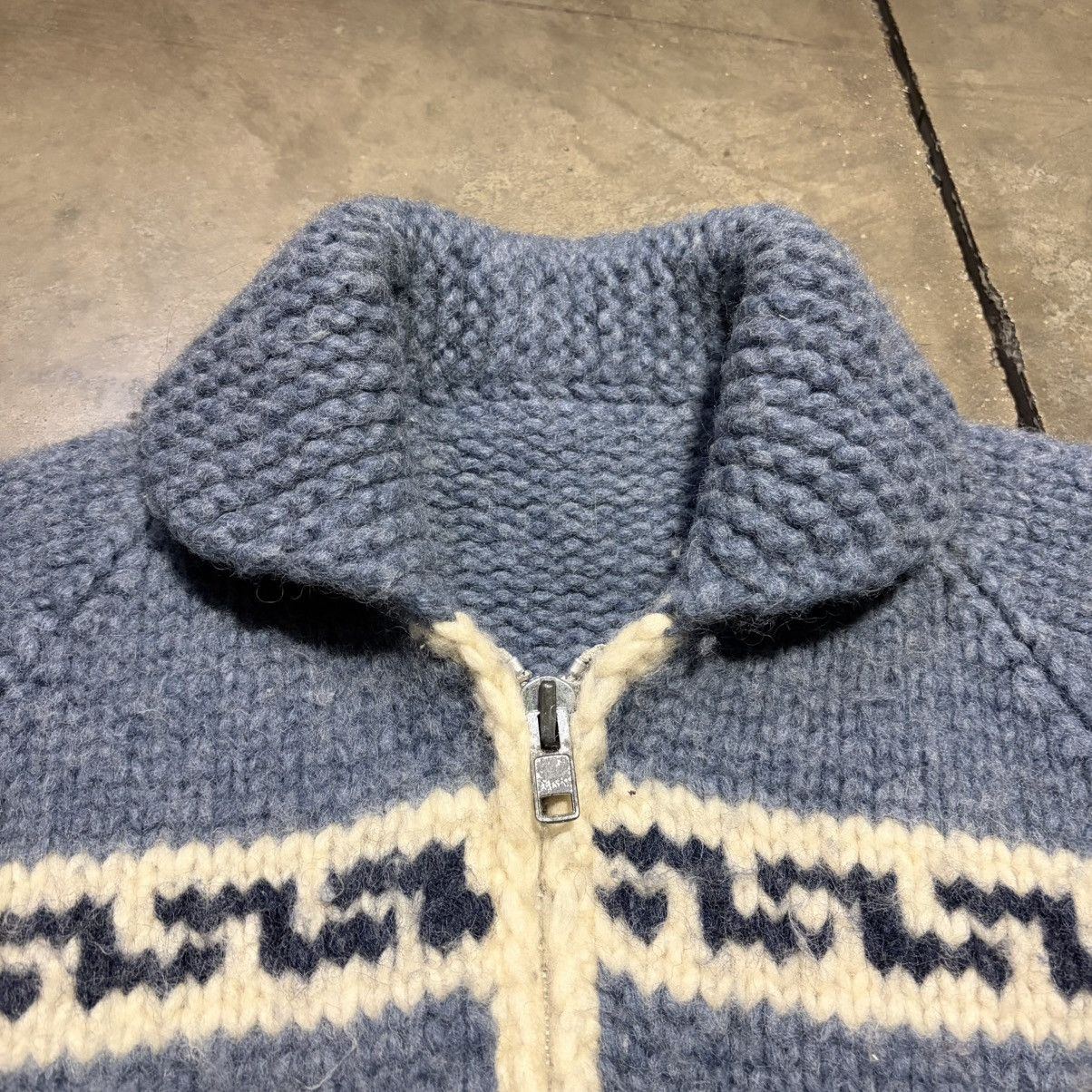 Vintage Vintage Cowichan Sweater Cardigan Zip Up Wool Canadian 70s Size US S / EU 44-46 / 1 - 7 Thumbnail