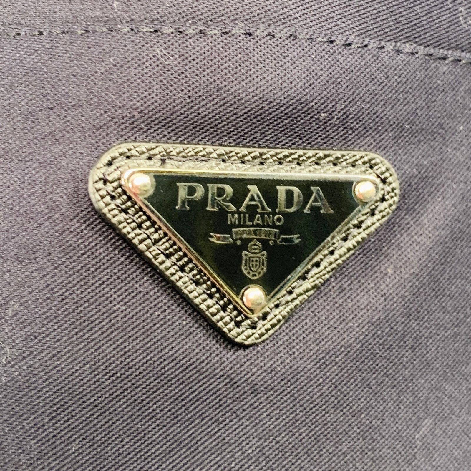 Prada PRADA Size 34 Navy Cotton Twill Elastic Cuffs Casual Pants Size US 34 / EU 50 - 3 Thumbnail
